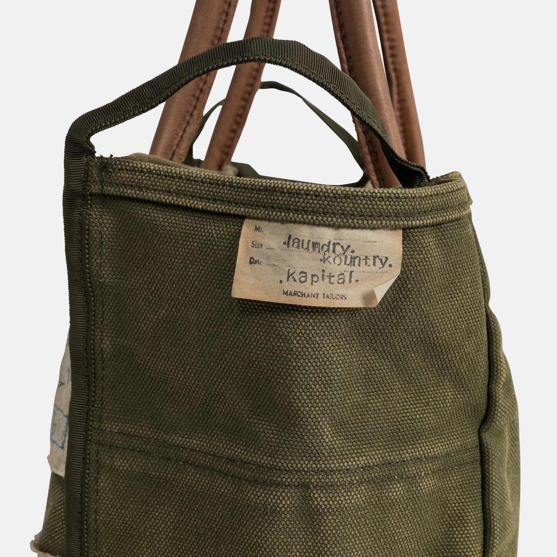 #4 ARMY Canvas MILK BAG (10 Years)'XS'