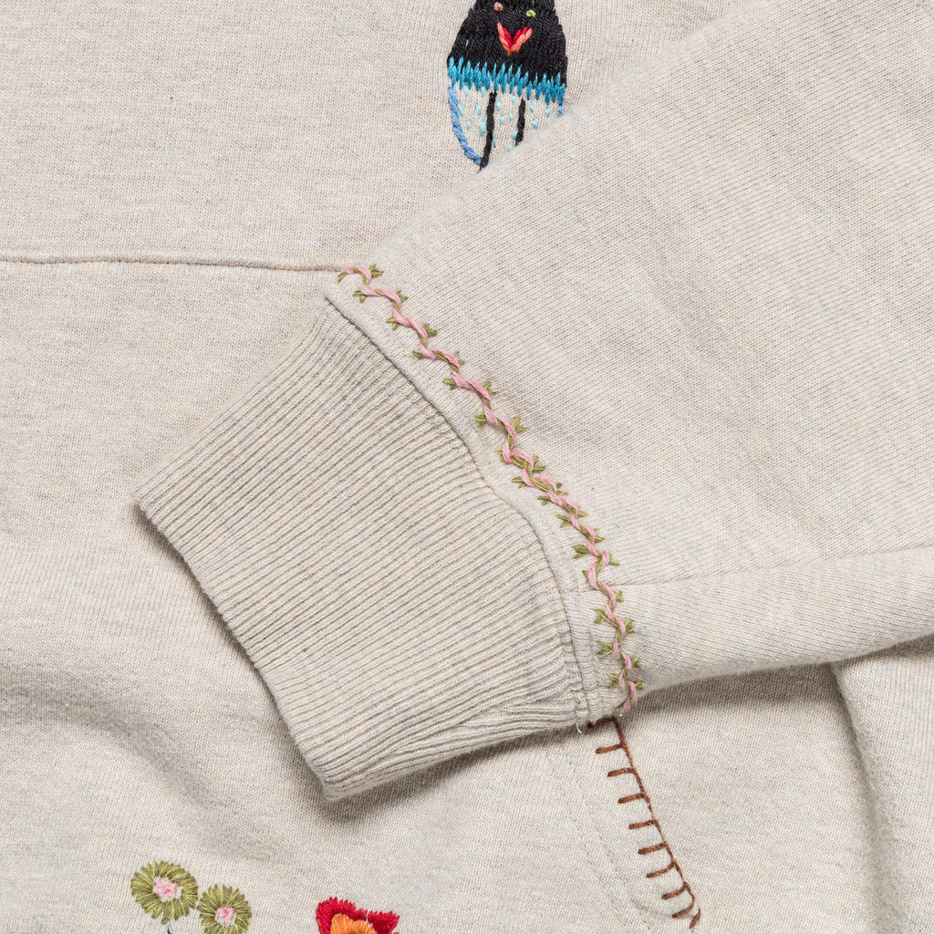 TOP SWT Knit Hoodie (MAGPIE) - Ecru