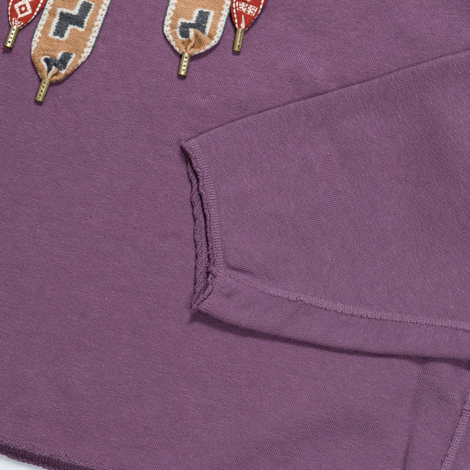 Fleece Knit COCK Neck SWT - Purple