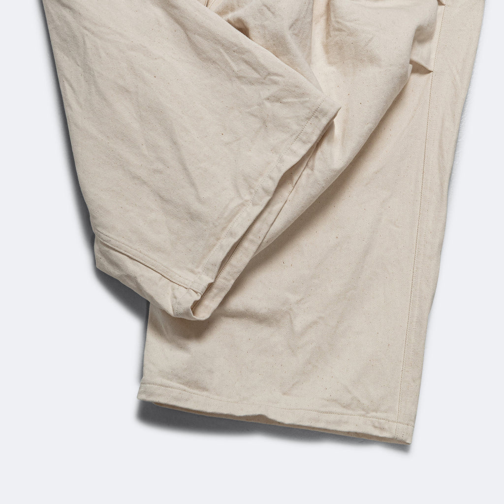Heavy Drill Cotton JUMBO Cargo Pants - Natural