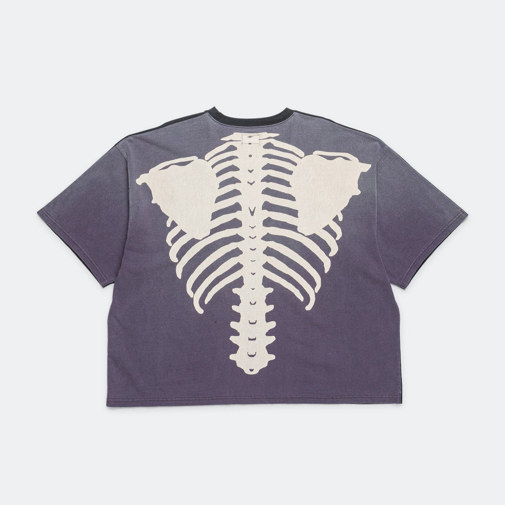 Jersey 2TONES BIG Pocket T (BONE) - Black/Purple