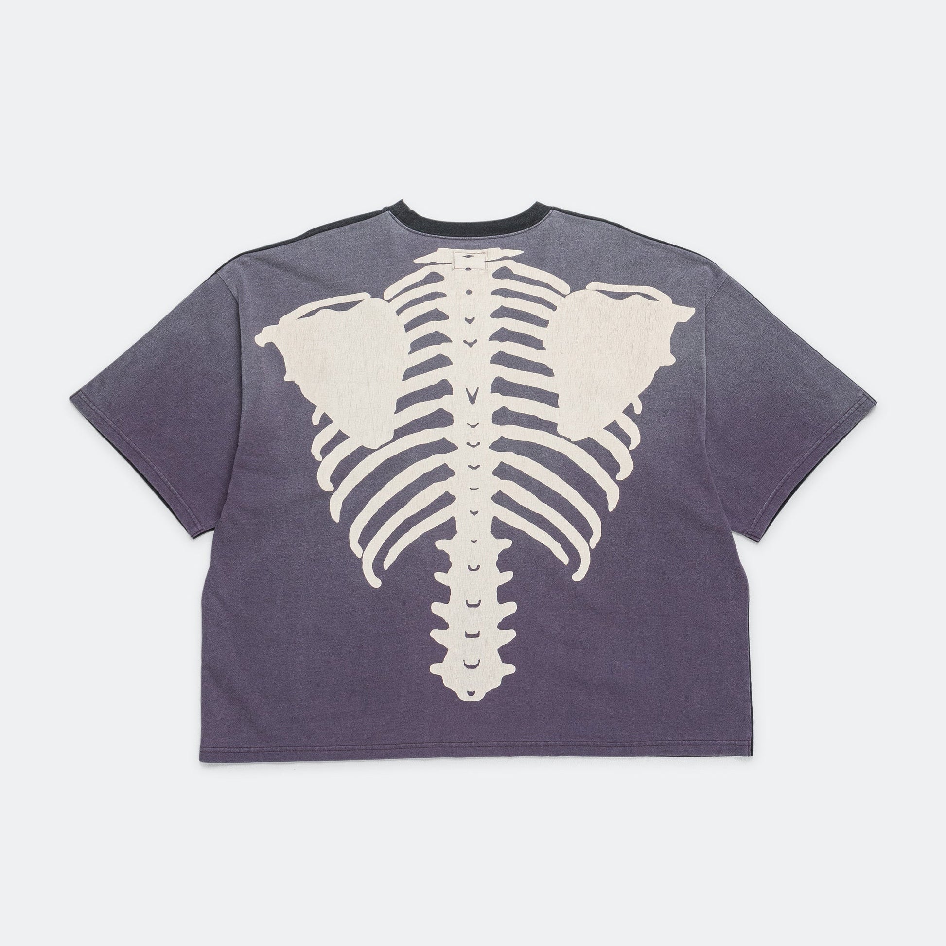 Jersey 2TONES BIG Pocket T (BONE) - Black/Purple