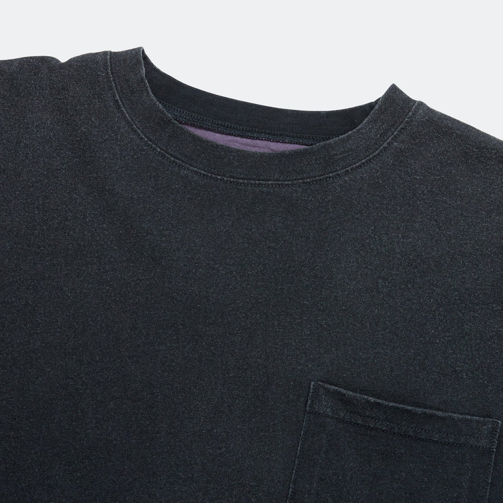 Jersey 2TONES BIG Pocket T (BONE) - Black/Purple