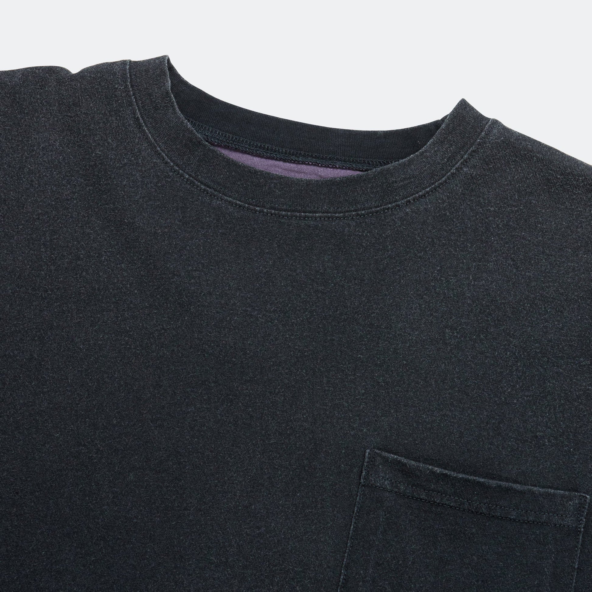 Jersey 2TONES BIG Pocket T (BONE) - Black/Purple