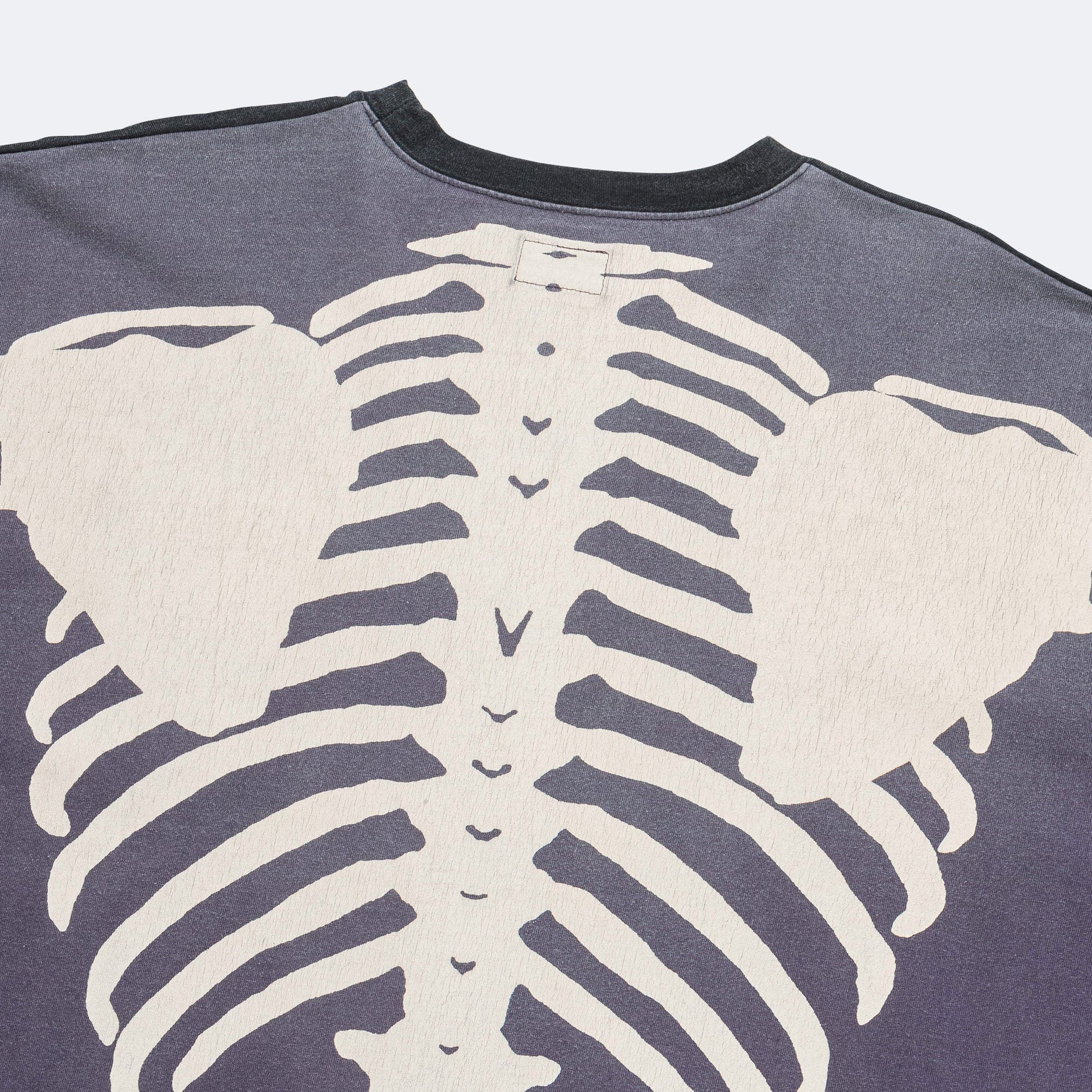 Jersey 2TONES BIG Pocket T (BONE) - Black/Purple