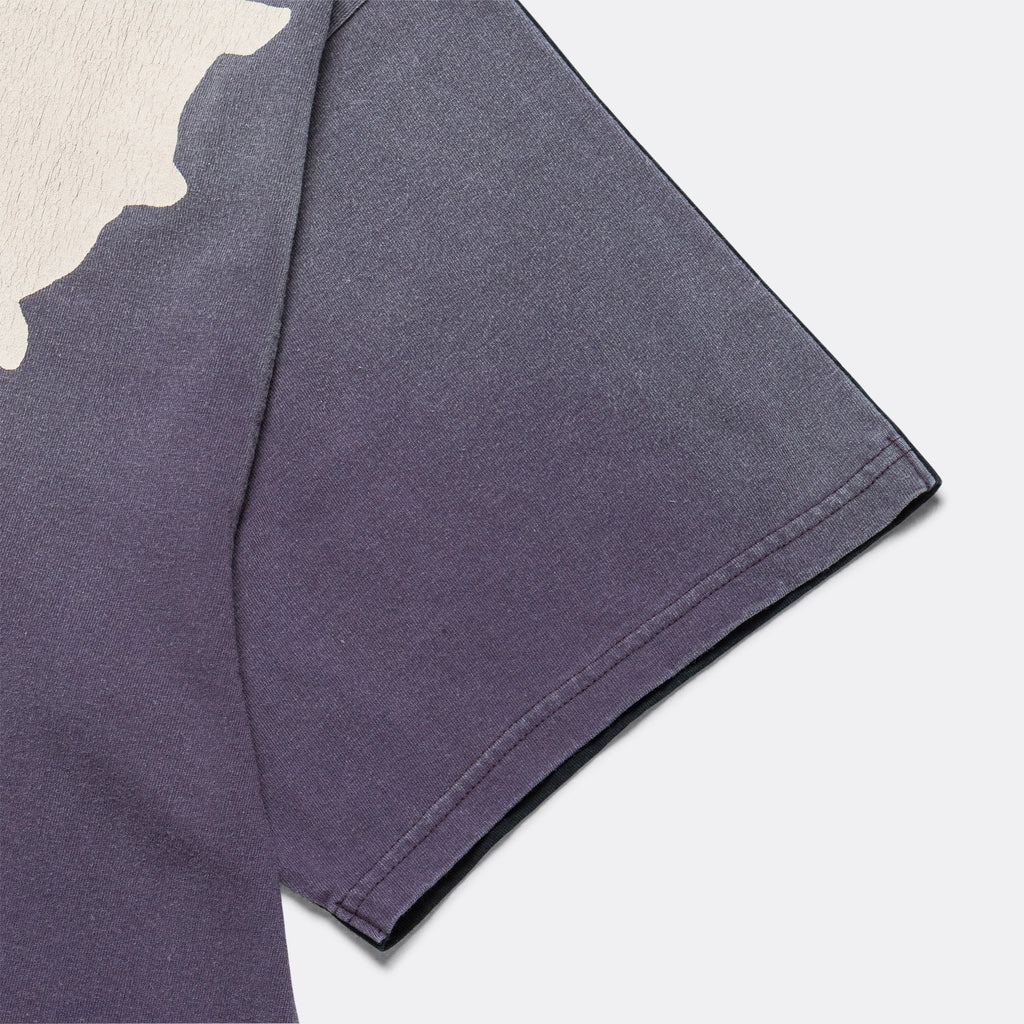 Jersey 2TONES BIG Pocket T (BONE) - Black/Purple