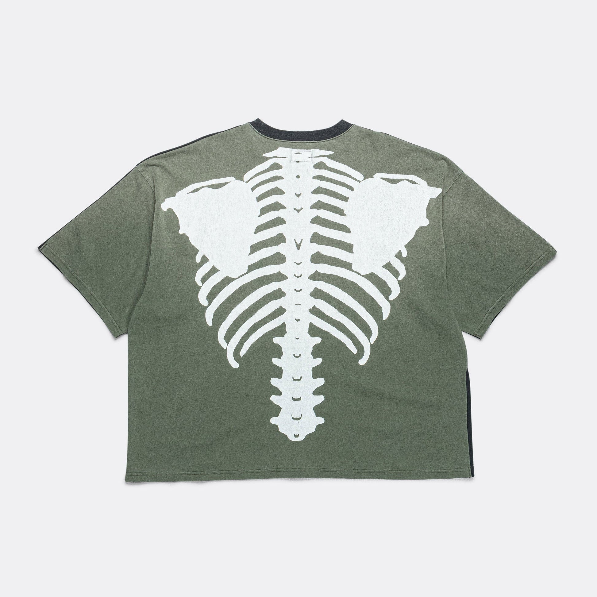 Jersey 2TONES BIG Pocket T (BONE) - Black/Khaki