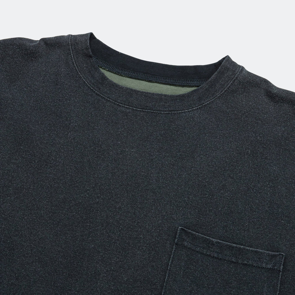 Jersey 2TONES BIG Pocket T (BONE) - Black/Khaki