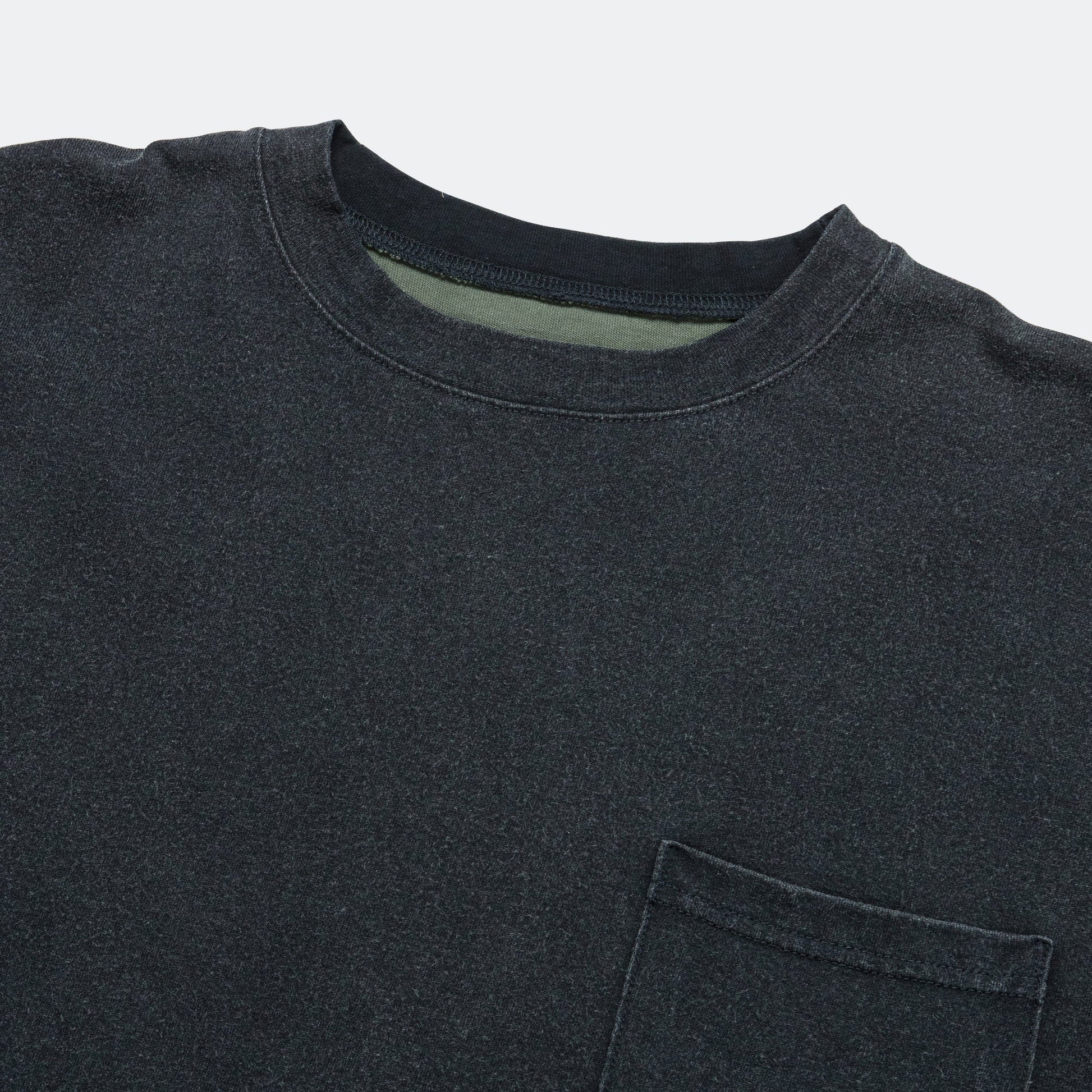 Jersey 2TONES BIG Pocket T (BONE) - Black/Khaki