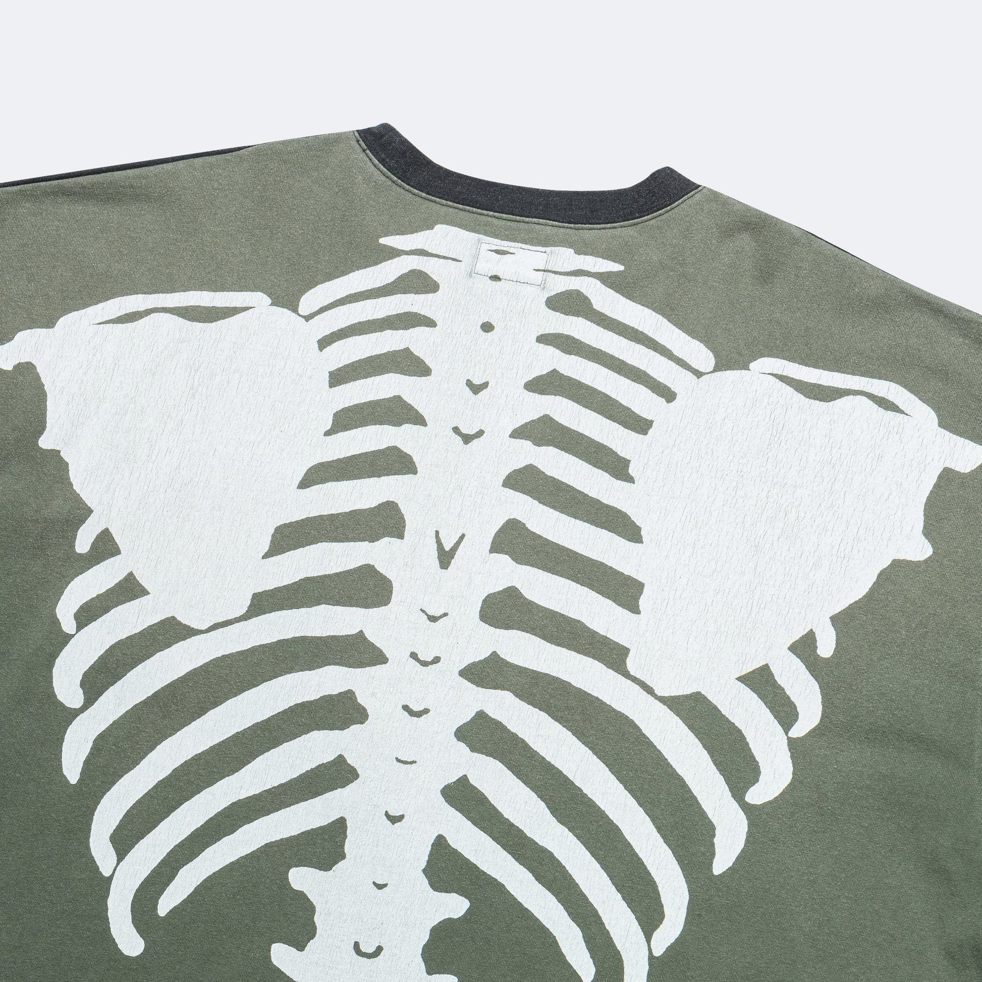 Jersey 2TONES BIG Pocket T (BONE) - Black/Khaki