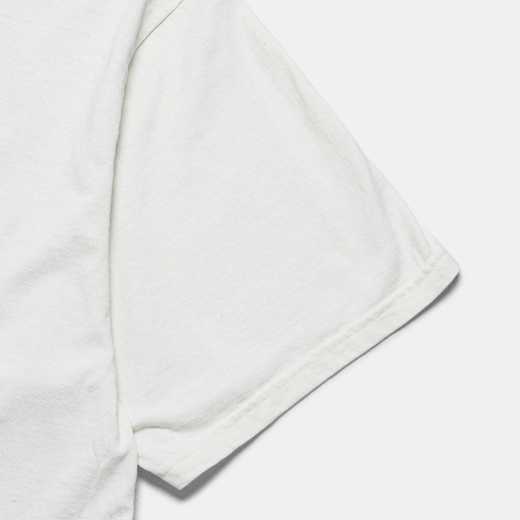 Jersey 2TONES BIG Pocket T (BONE) - Ecru/Sax