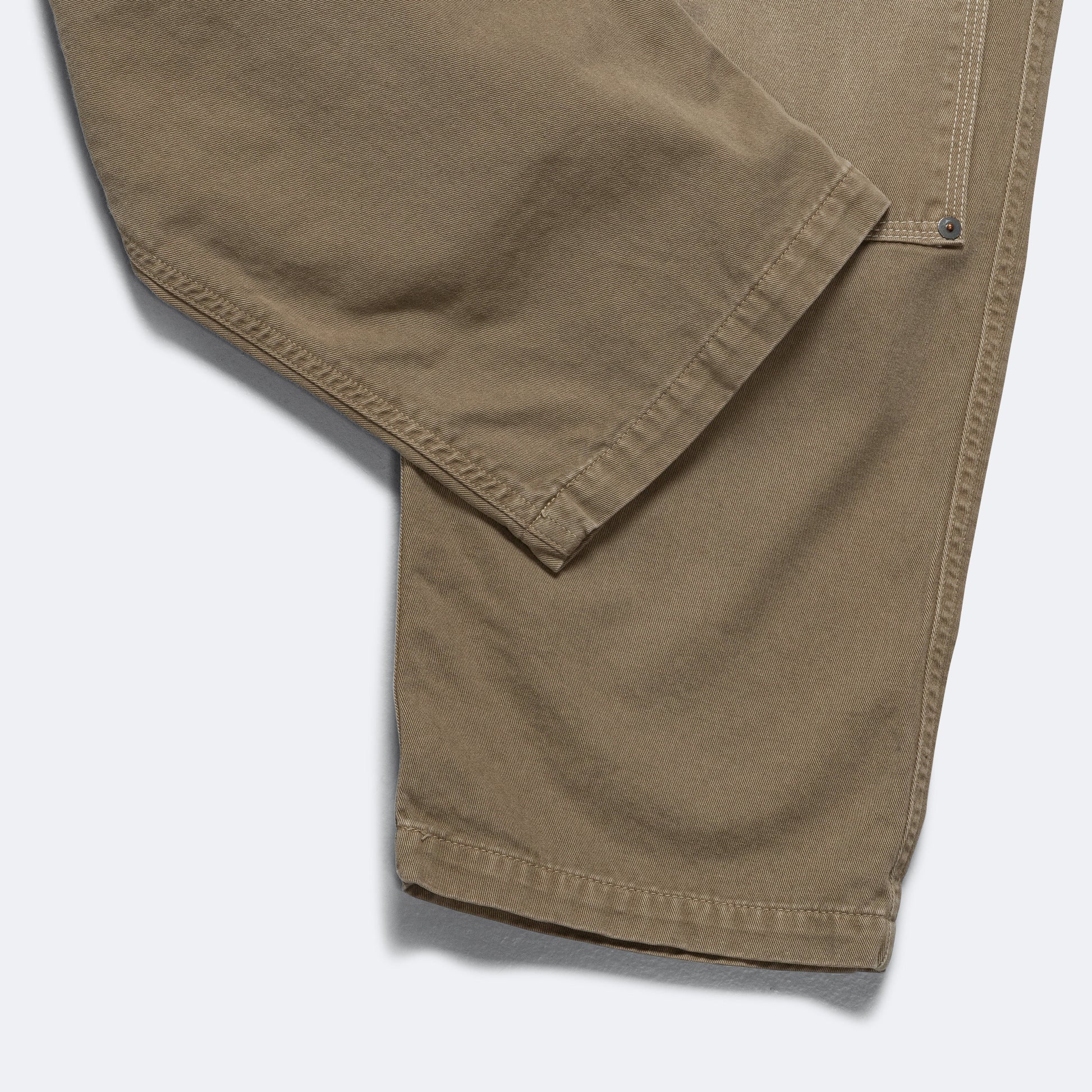 KATSURAGI Cotton W-Knee EASY Pants - Beige