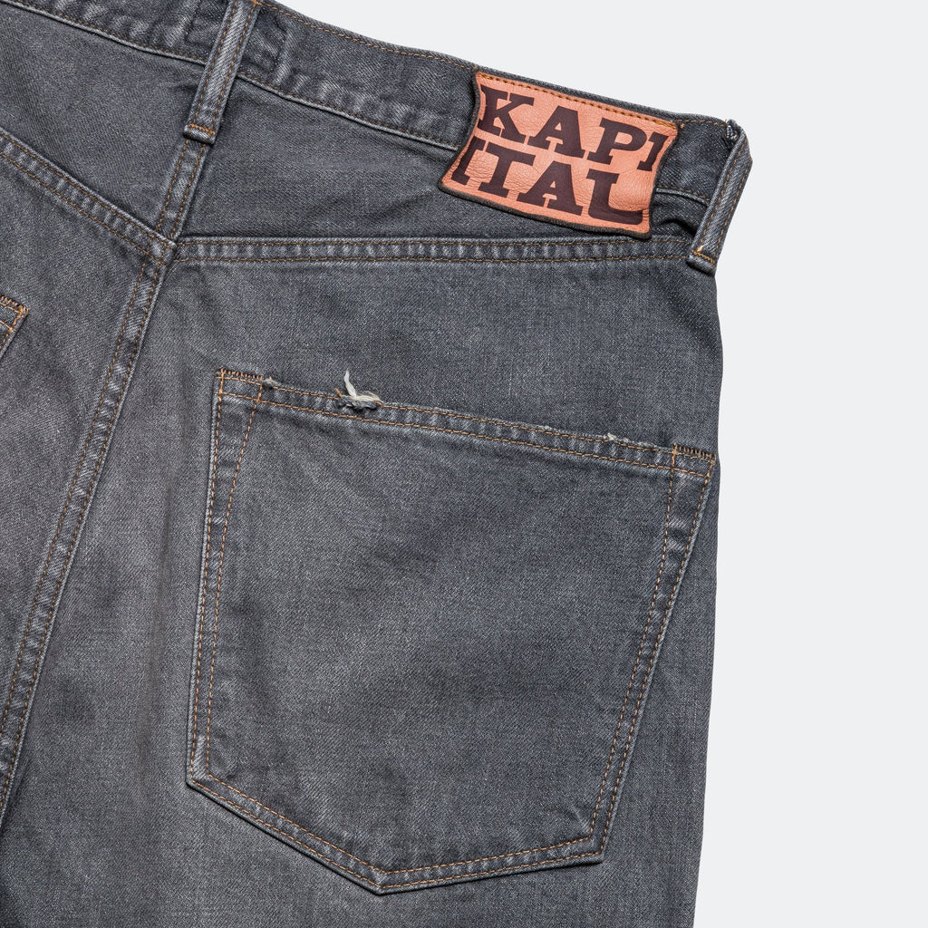 14oz Black Denim 5P Shorts (BONE) - PRO