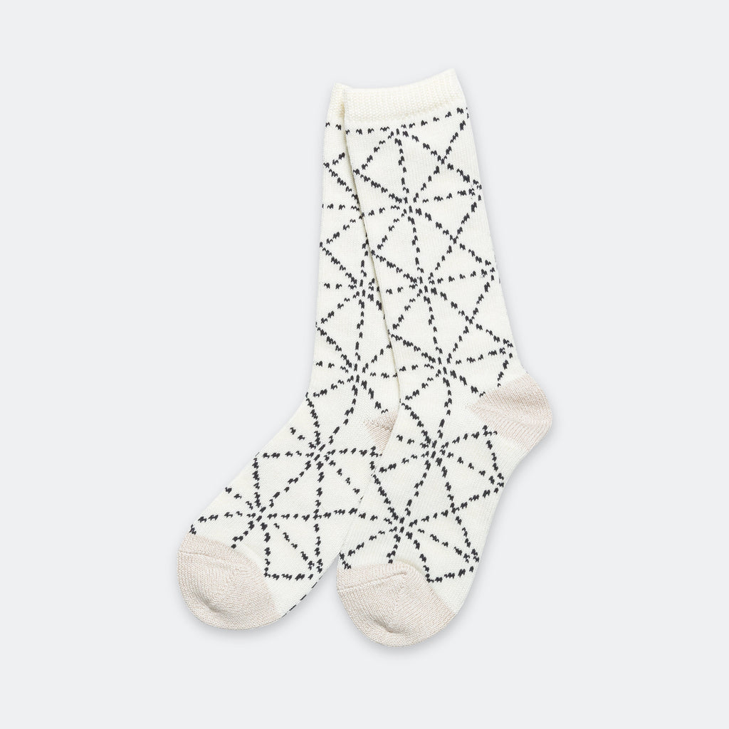 84 Yarns SASHIKO Socks - Ecru
