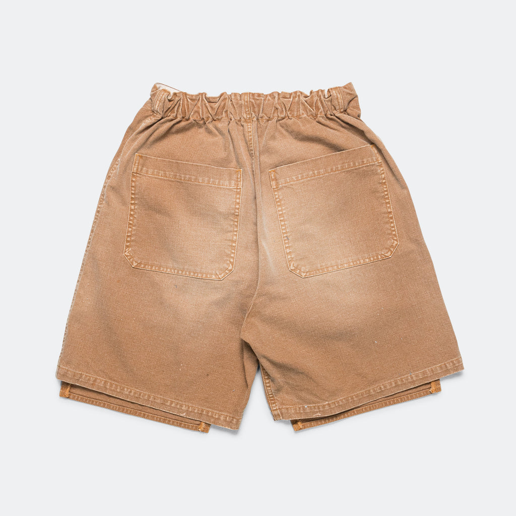 Canvas W-Knee EASY Shorts (FARMER Remake) - Gold