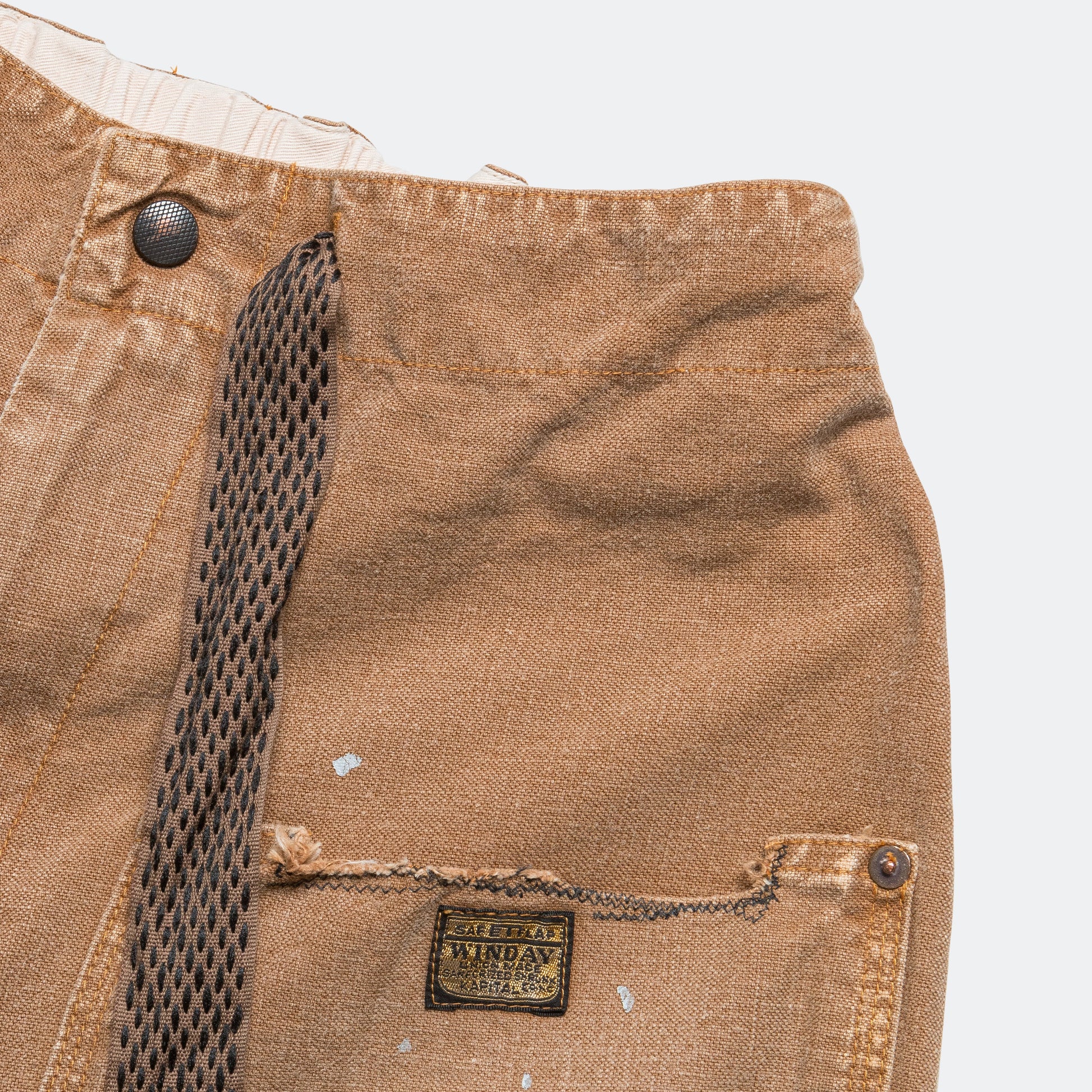 Canvas W-Knee EASY Shorts (FARMER Remake) - Gold
