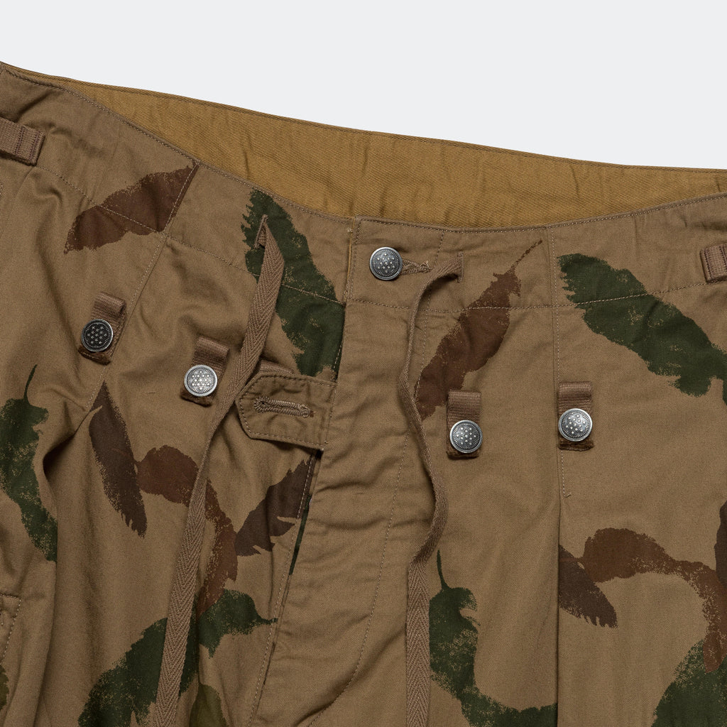Combed Burberry FEATHER CAMO JUMBO Cargo Pants - Brown