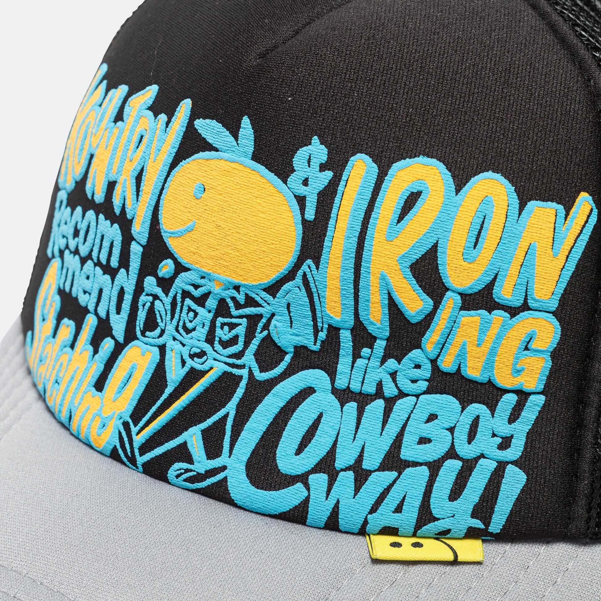 CONEYCOWBOWY Trucker CAP - Black x Gray