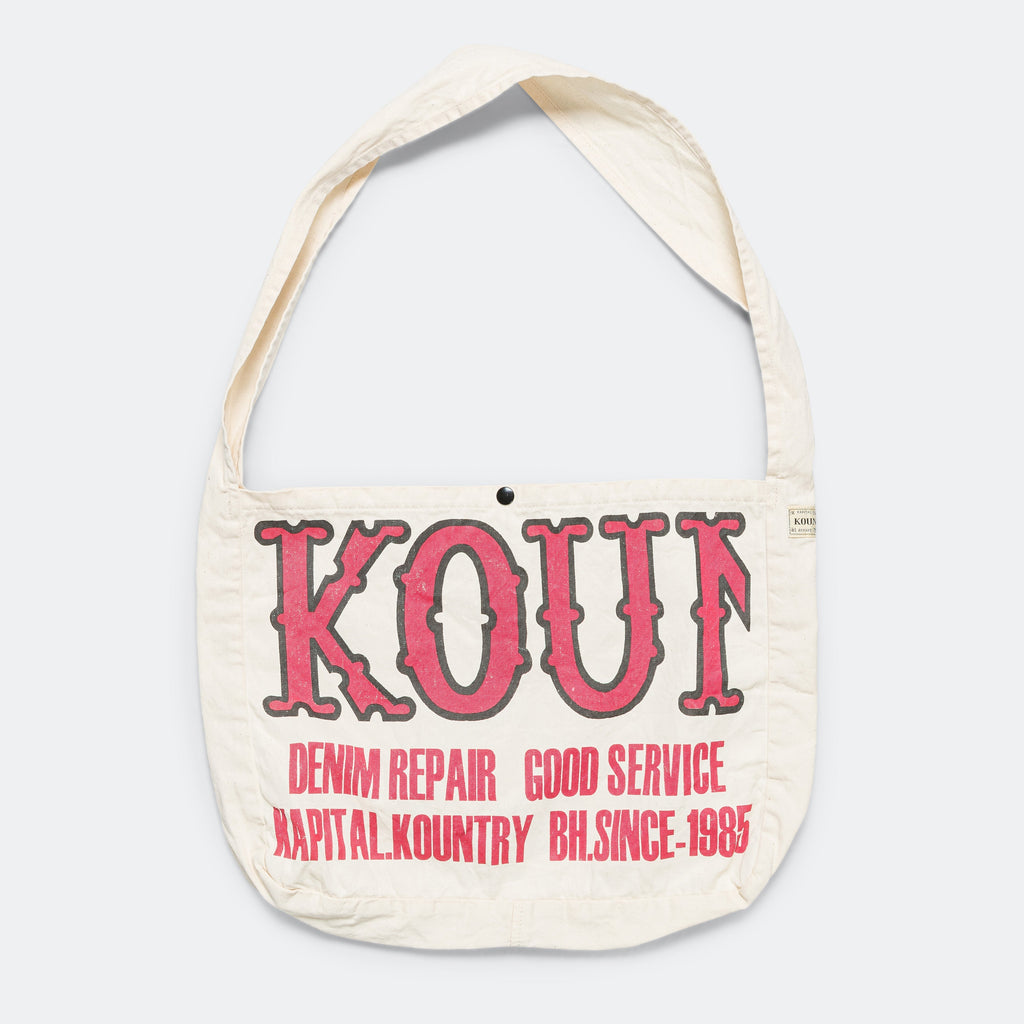 Cotton Twill KOUNTRY FACTORY BOOK BAG - Natural