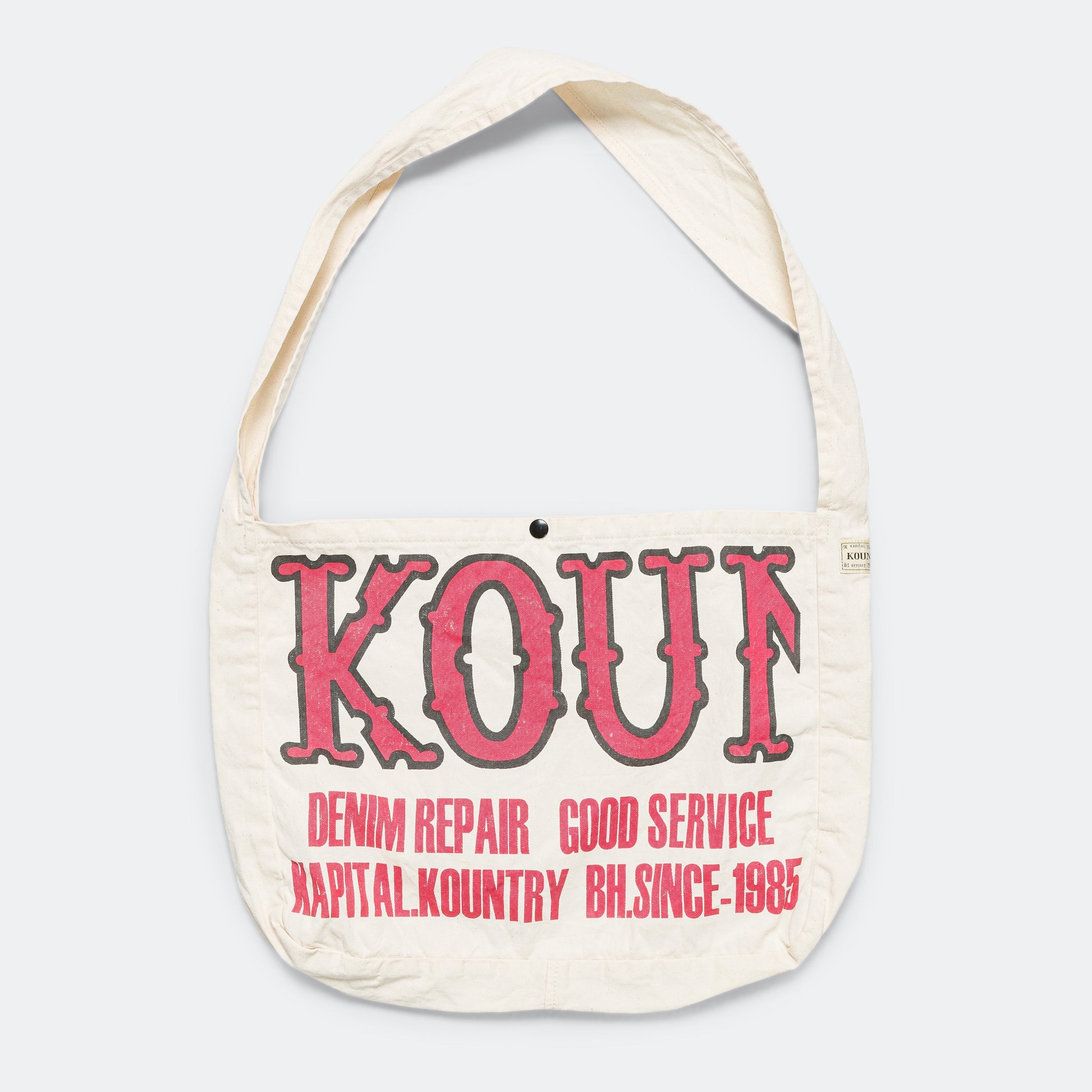 Cotton Twill KOUNTRY FACTORY BOOK BAG - Natural
