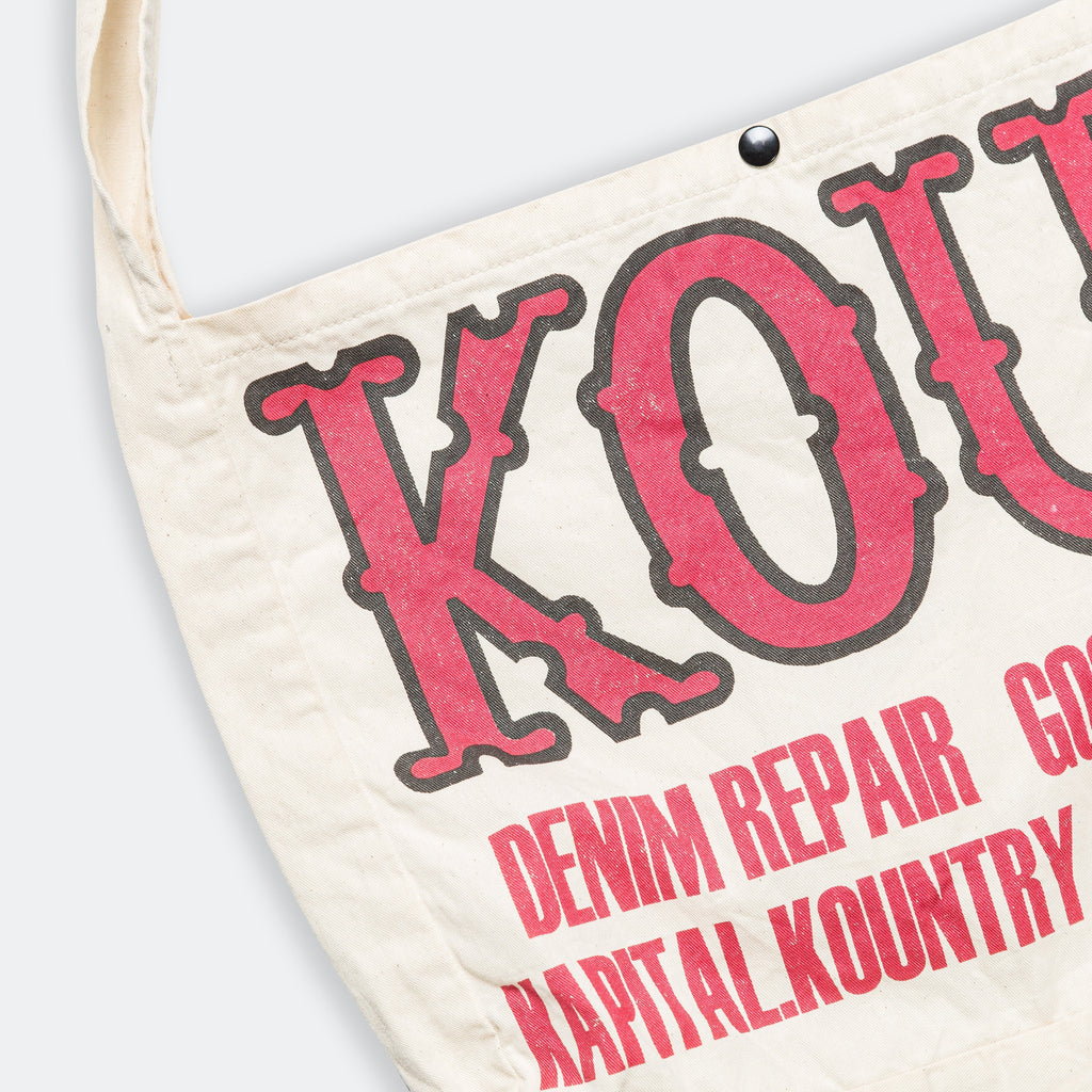 Cotton Twill KOUNTRY FACTORY BOOK BAG - Natural