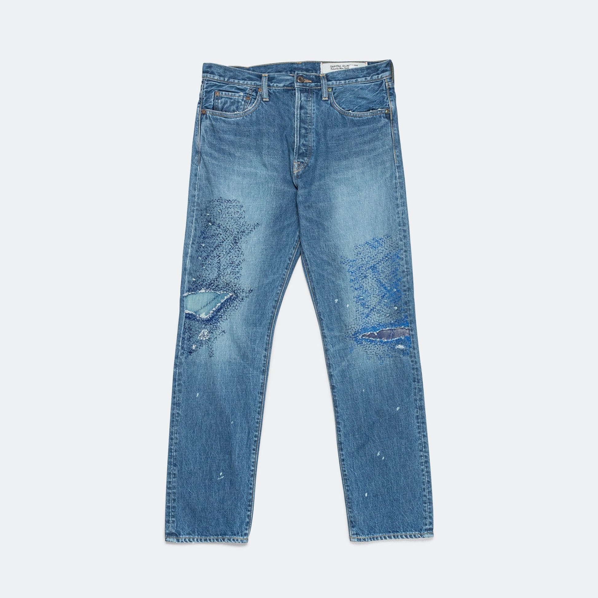 14oz Denim 5P MONKEY CISCO (3YearsFade) - IDG