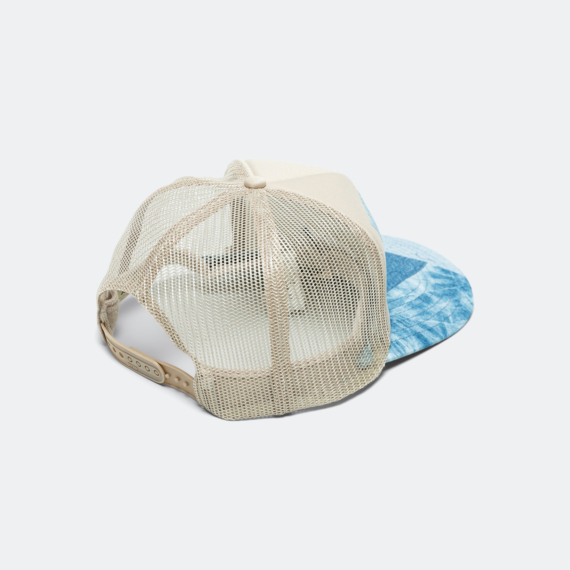 DENIM REPAIR SERVICE Denim Re-Construct Trucker Cap - Beige