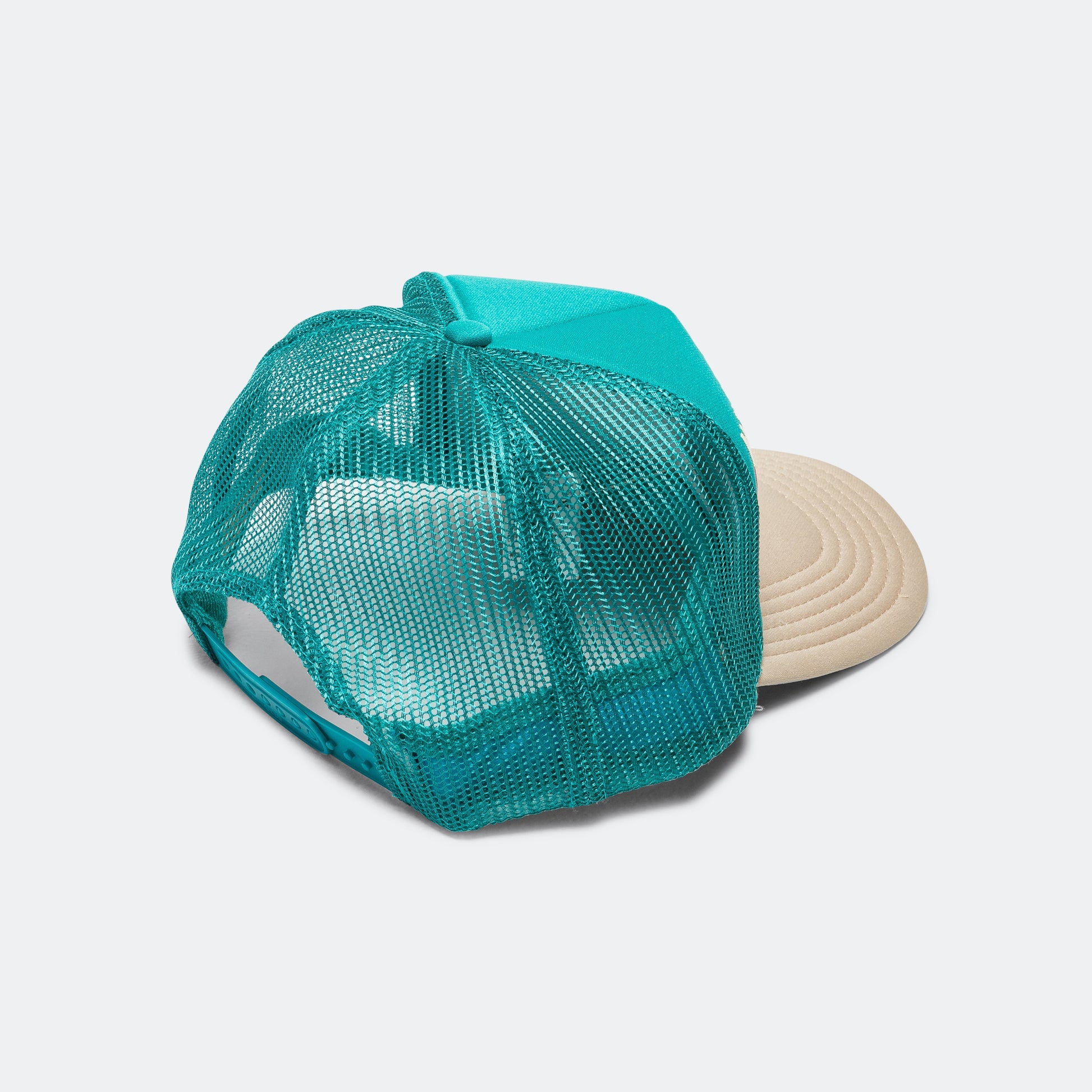 KOUNTRY DIRTY SHRINK Trucker CAP - Turquoise x Beige