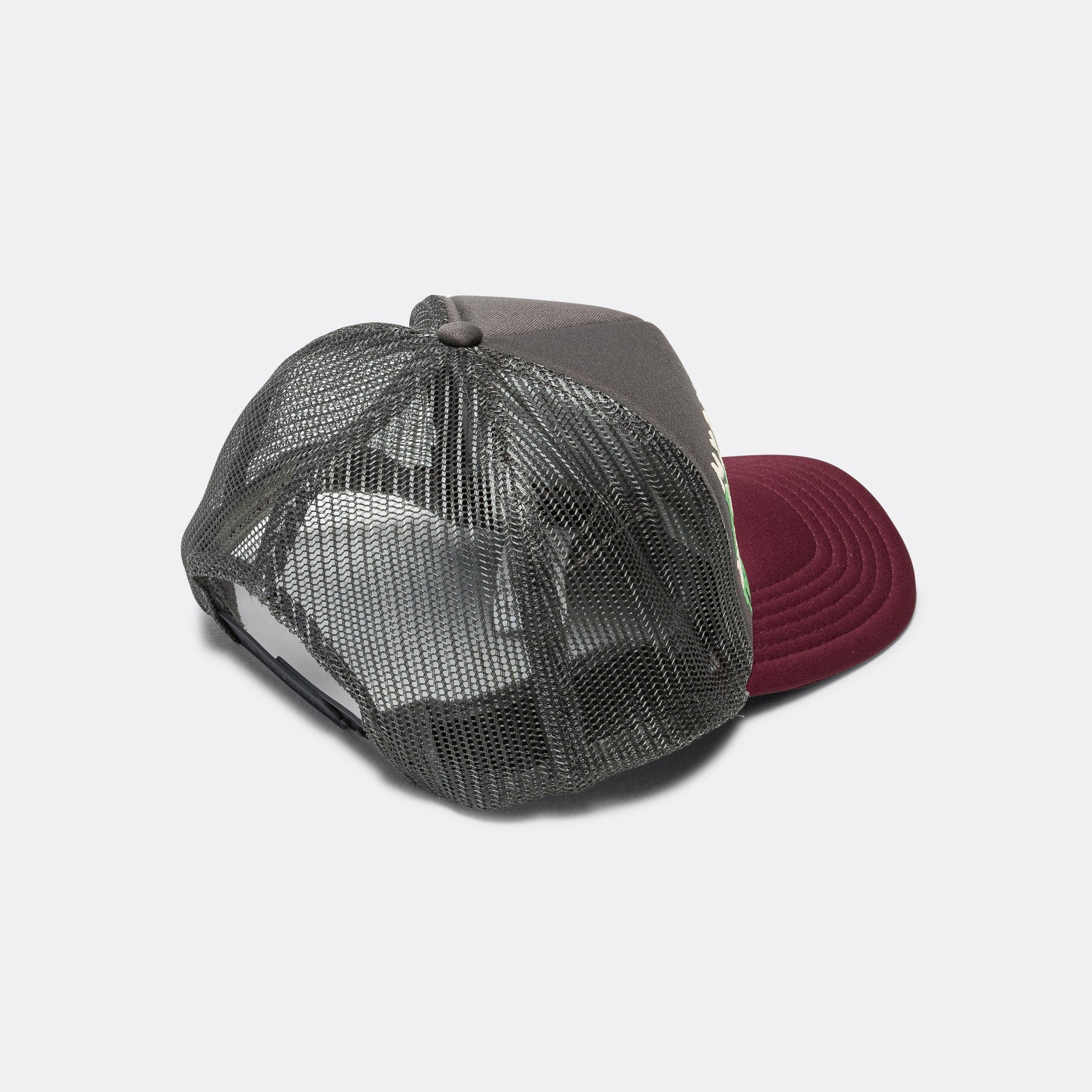 KOUNTRY DIRTY SHRINK Trucker CAP - Charcoal x Burgundy