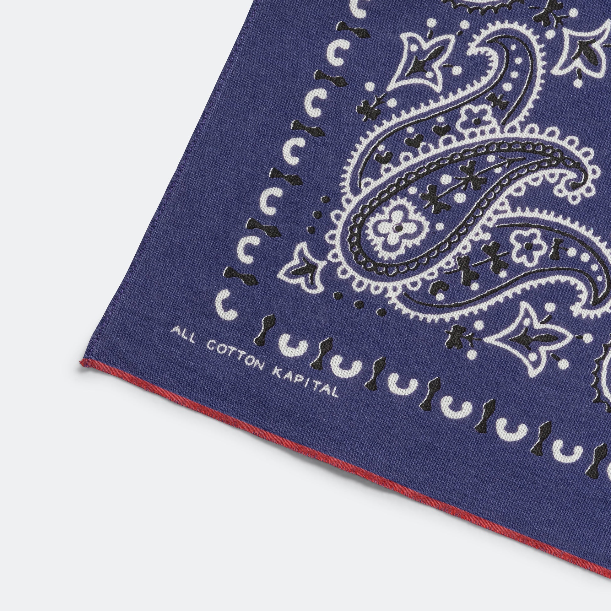 Fastcolor Selvedge Bandanna (PaisleyPatchwork) - Purple