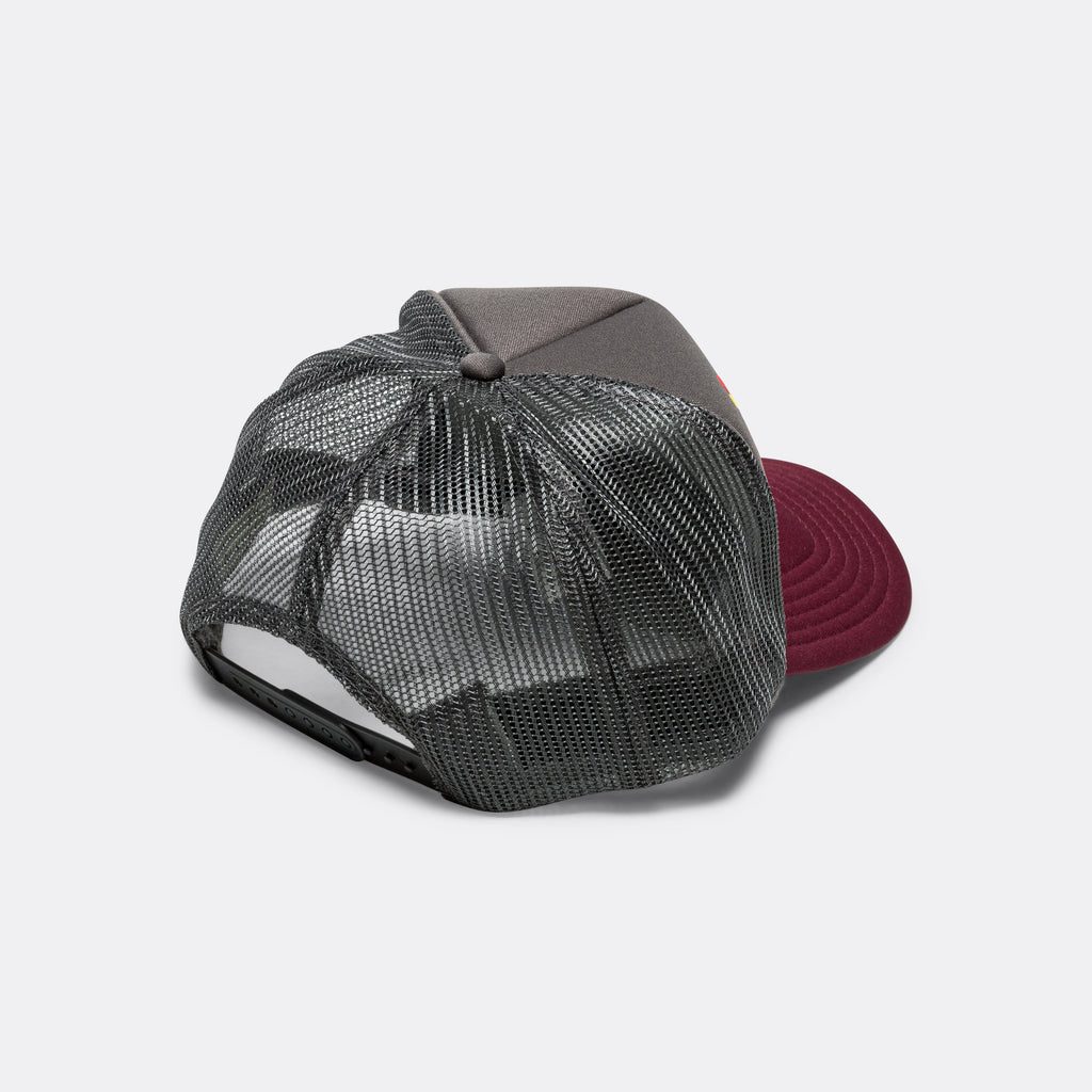 LUCKY BATTERY BIRD Truck Cap - Charcoal/Engine