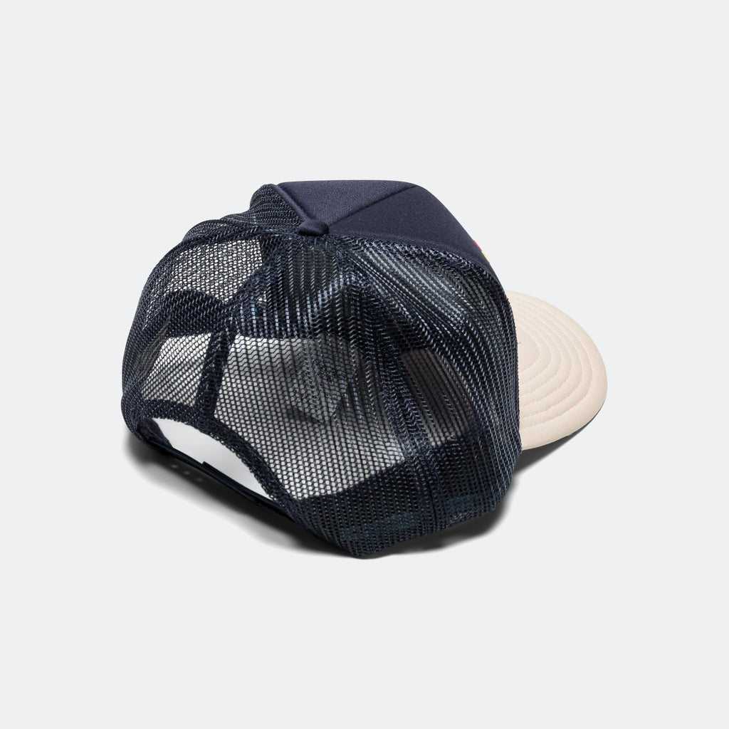 LUCKY BATTERY BIRD Truck Cap - Navy/Kinari