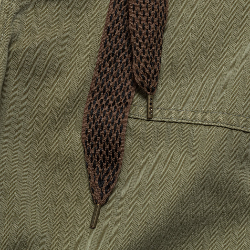 Sulfur Herringbone EASY BAKER Pants (STUDS Remake) - Khaki