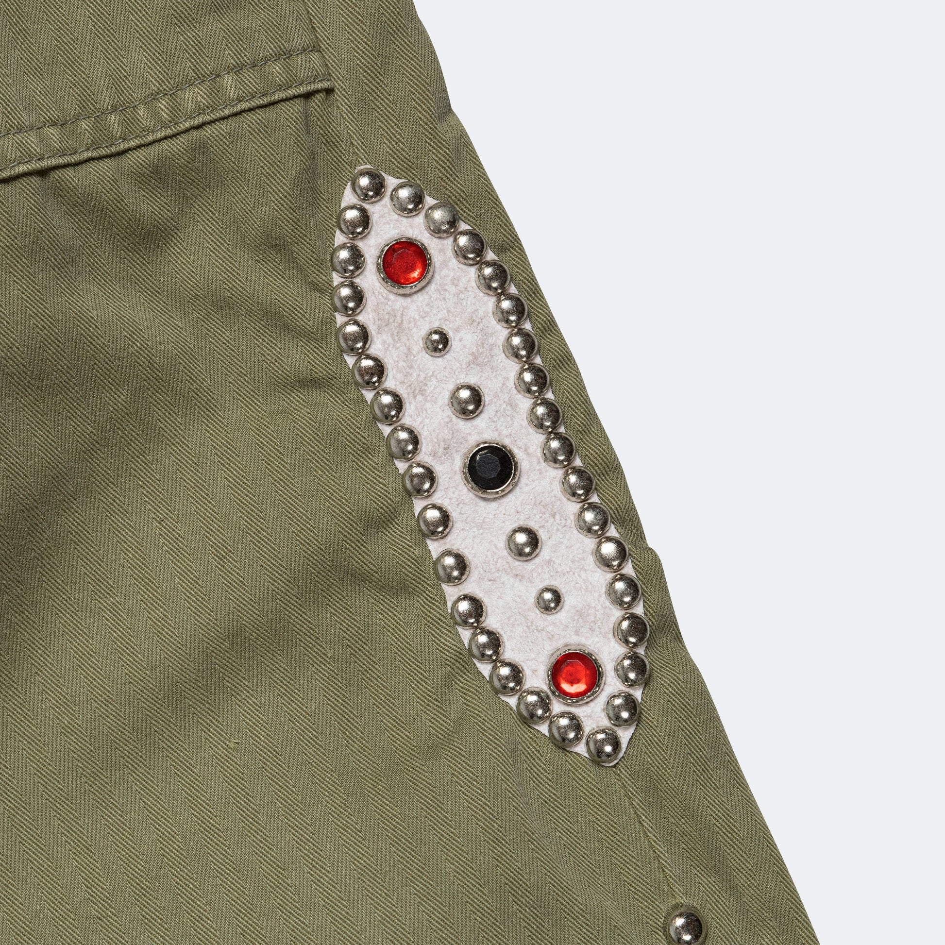 Sulfur Herringbone EASY BAKER Pants (STUDS Remake) - Khaki