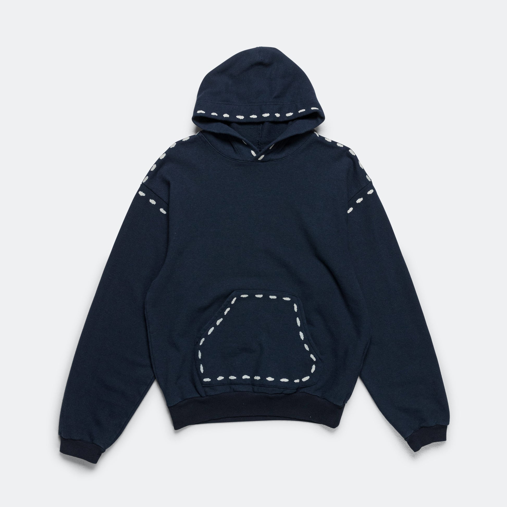 SWT Knit MARIONETTE Hoodie - Navy