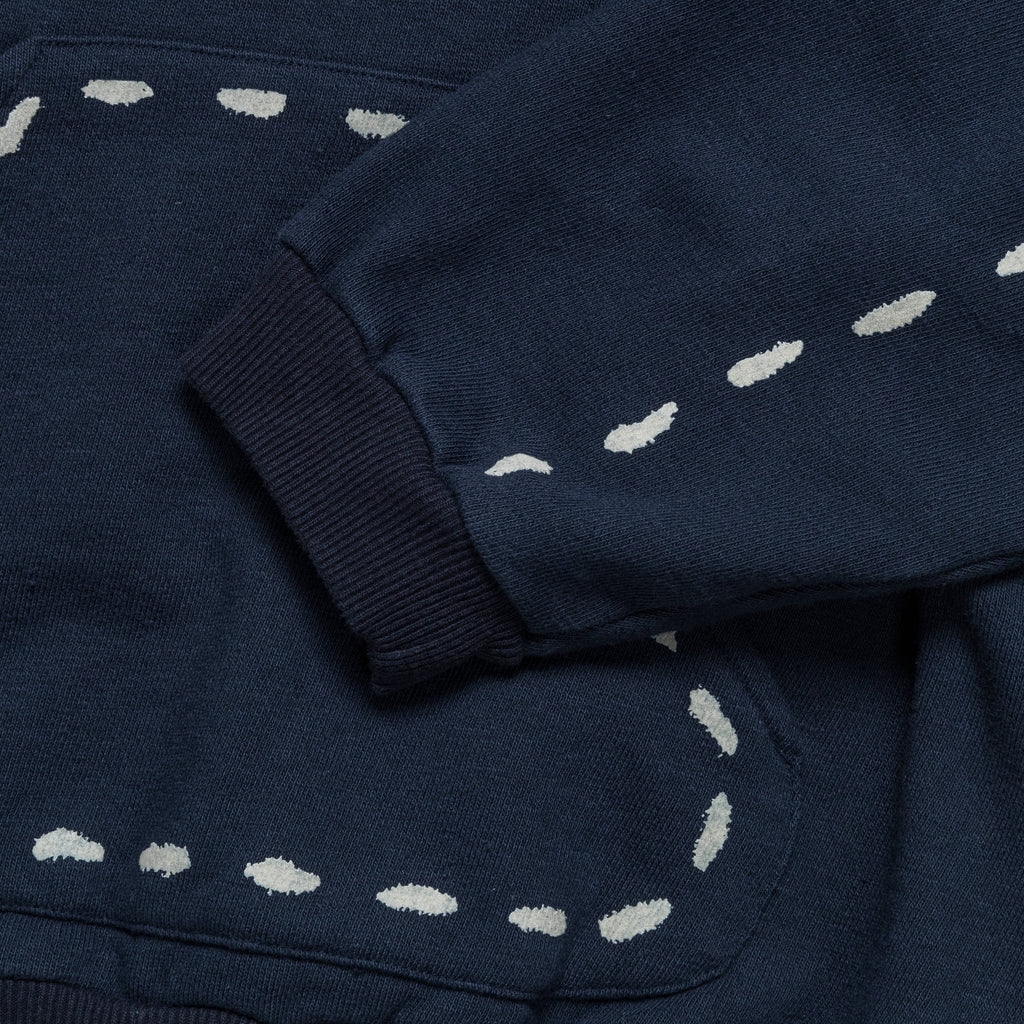 SWT Knit MARIONETTE Hoodie - Navy