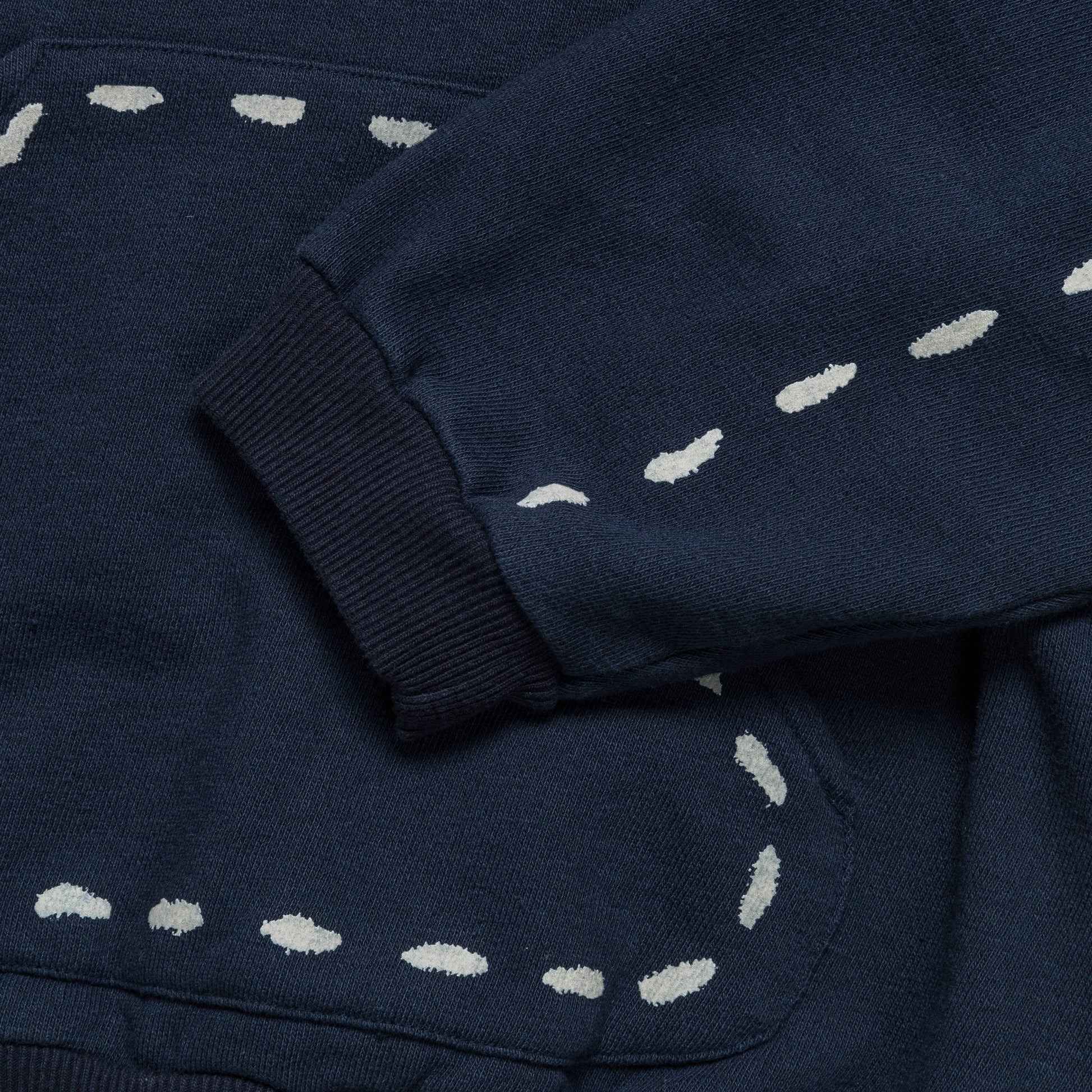 SWT Knit MARIONETTE Hoodie - Navy