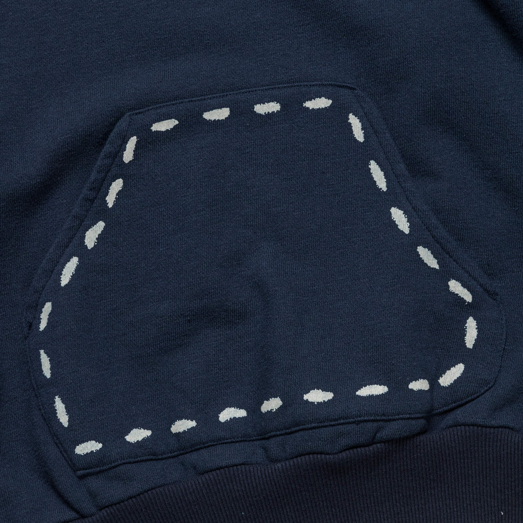 SWT Knit MARIONETTE Hoodie - Navy