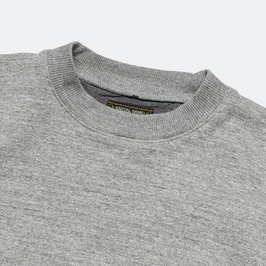 TOP SWT Knit x YABANE Quilt 2 TONES BIG Vest - Grey/IDG