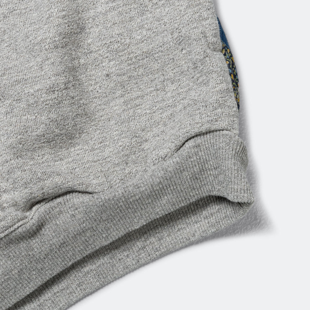 TOP SWT Knit x YABANE Quilt 2 TONES BIG Vest - Grey/IDG