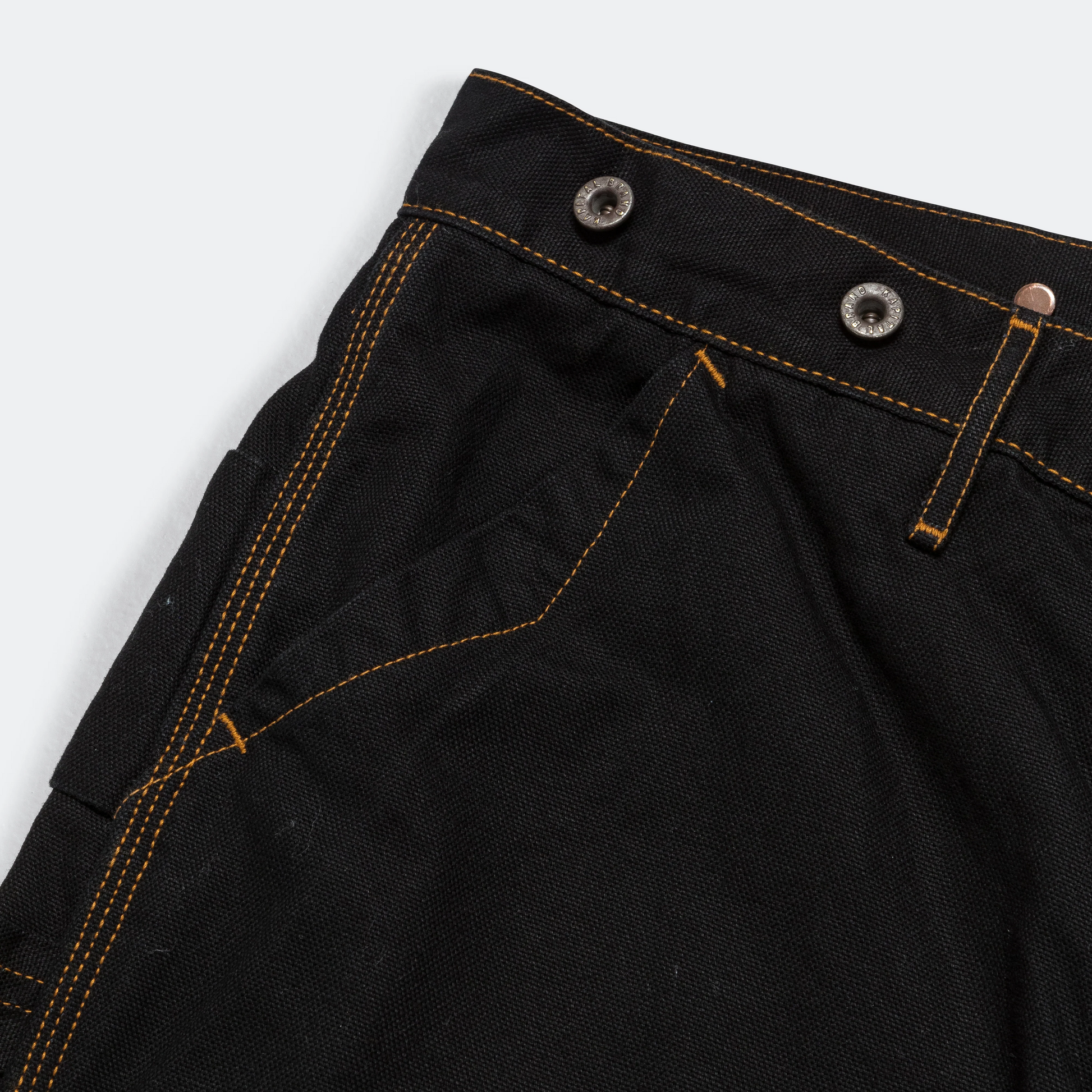 Light Canvas LUMBER Pants - Black