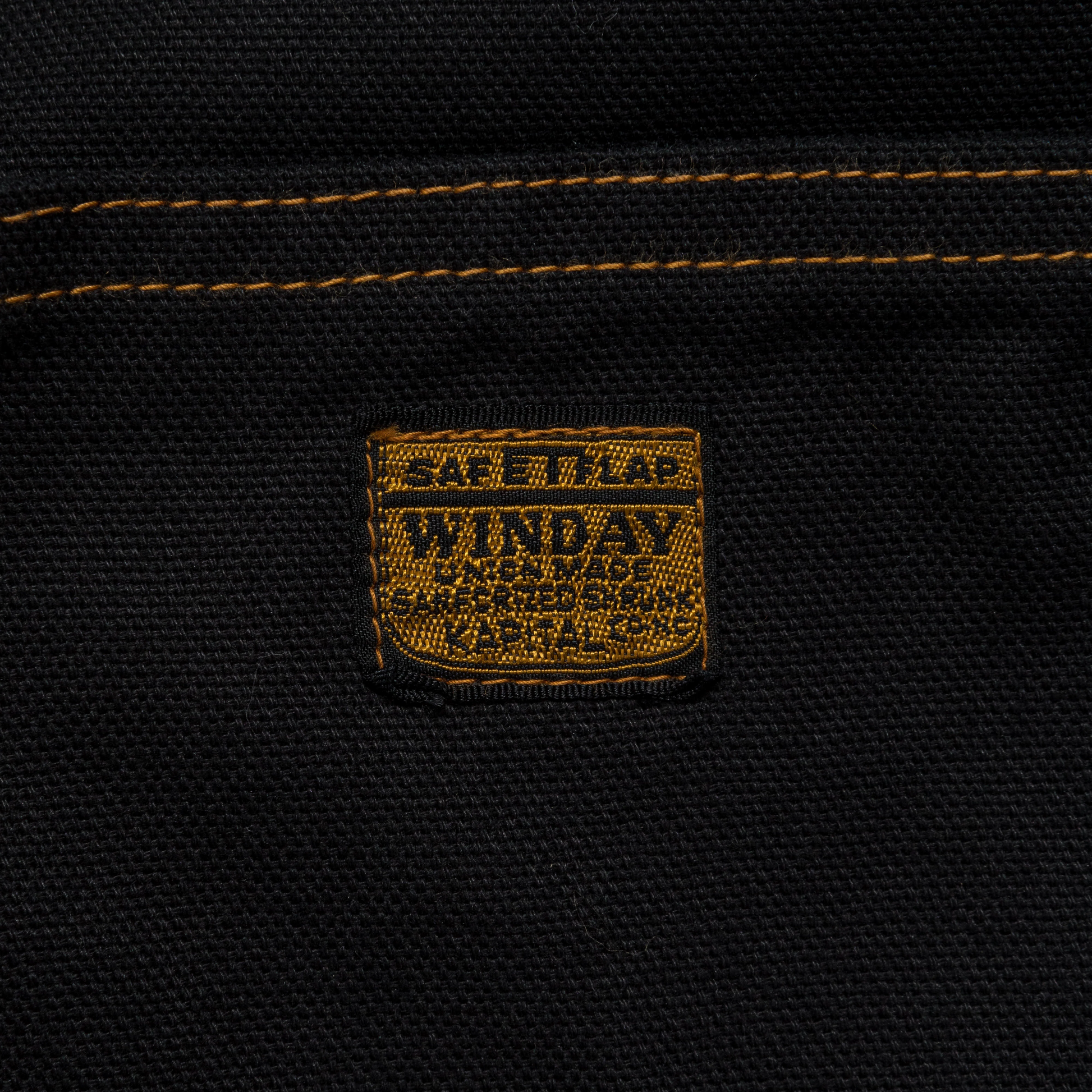 Light Canvas LUMBER Pants - Black