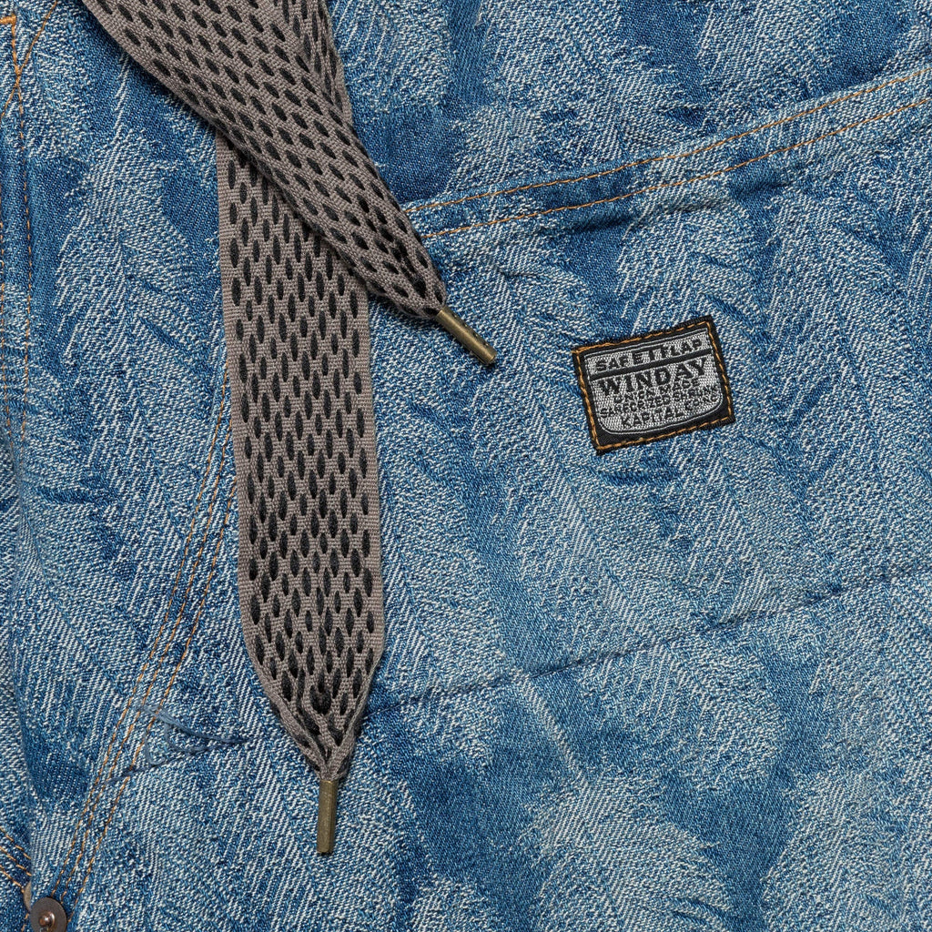 12oz MAGPIE Denim W-Knee EASY Baggy Pants - Light