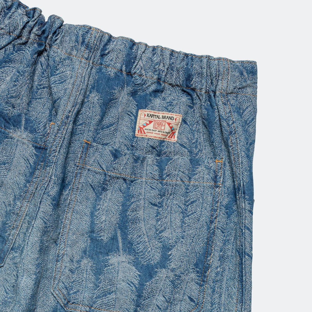 12oz MAGPIE Denim W-Knee EASY Baggy Pants - Light