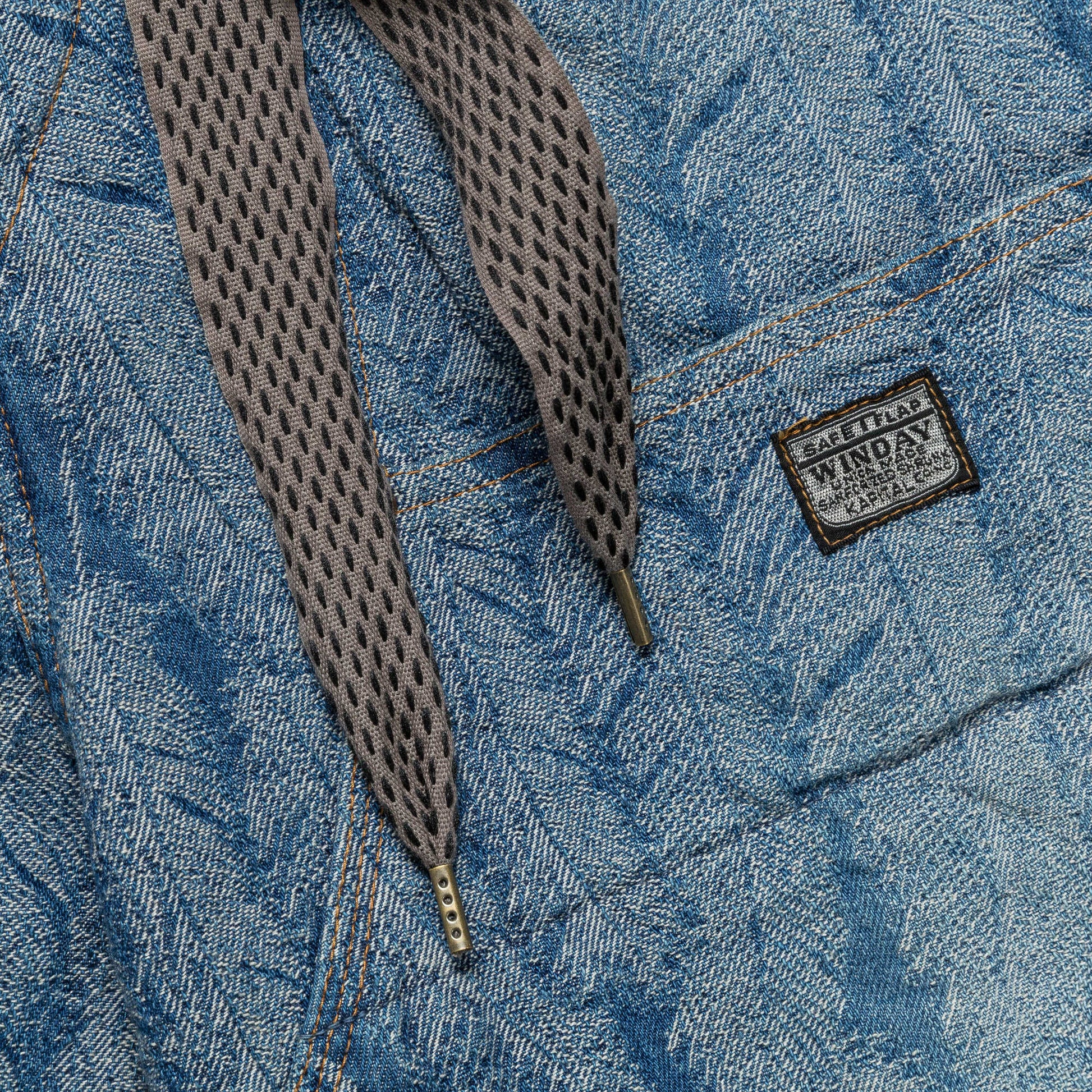 12oz MAGPIE Denim W-Knee EASY Shorts - Light