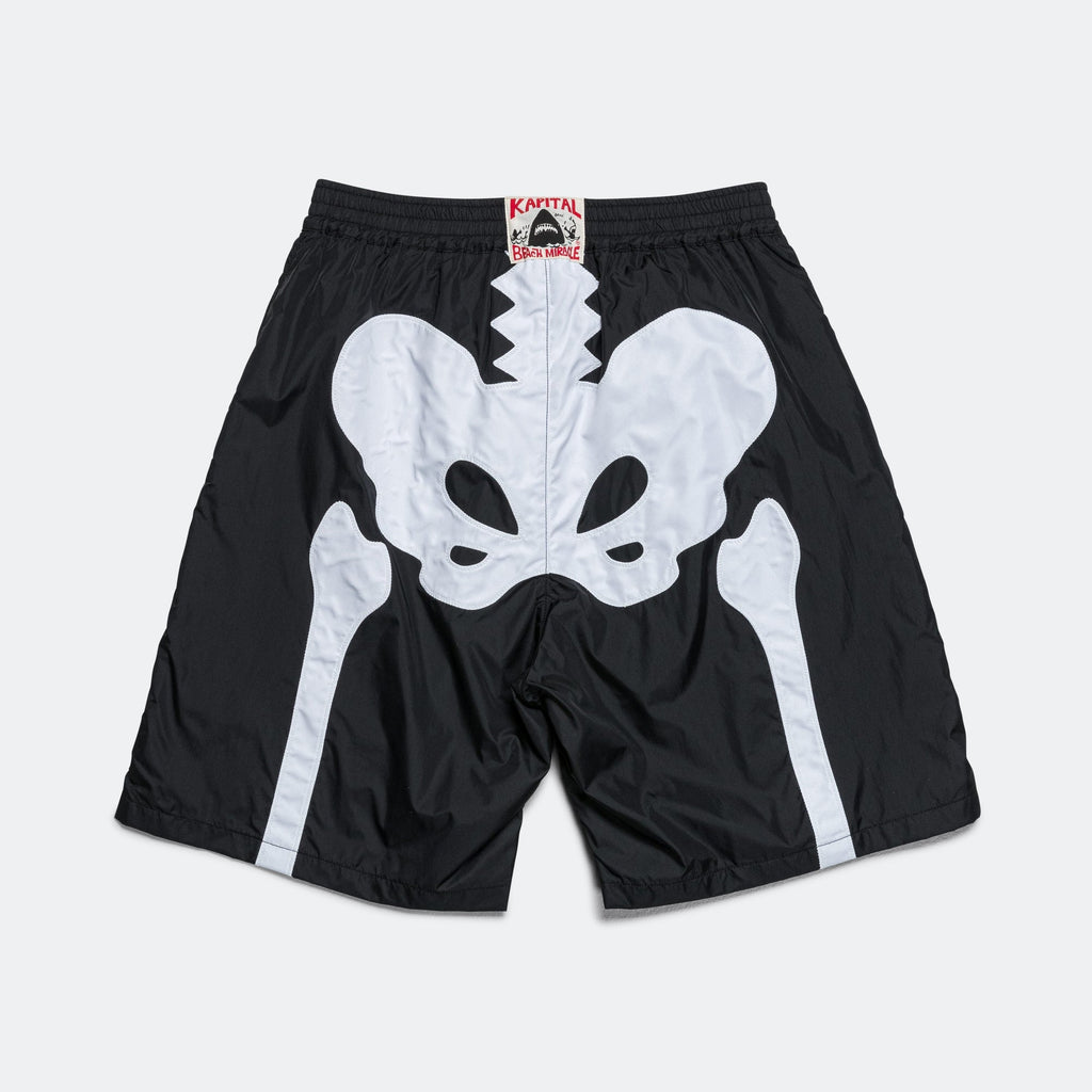 Nylon BONE Swim Trunks - Black