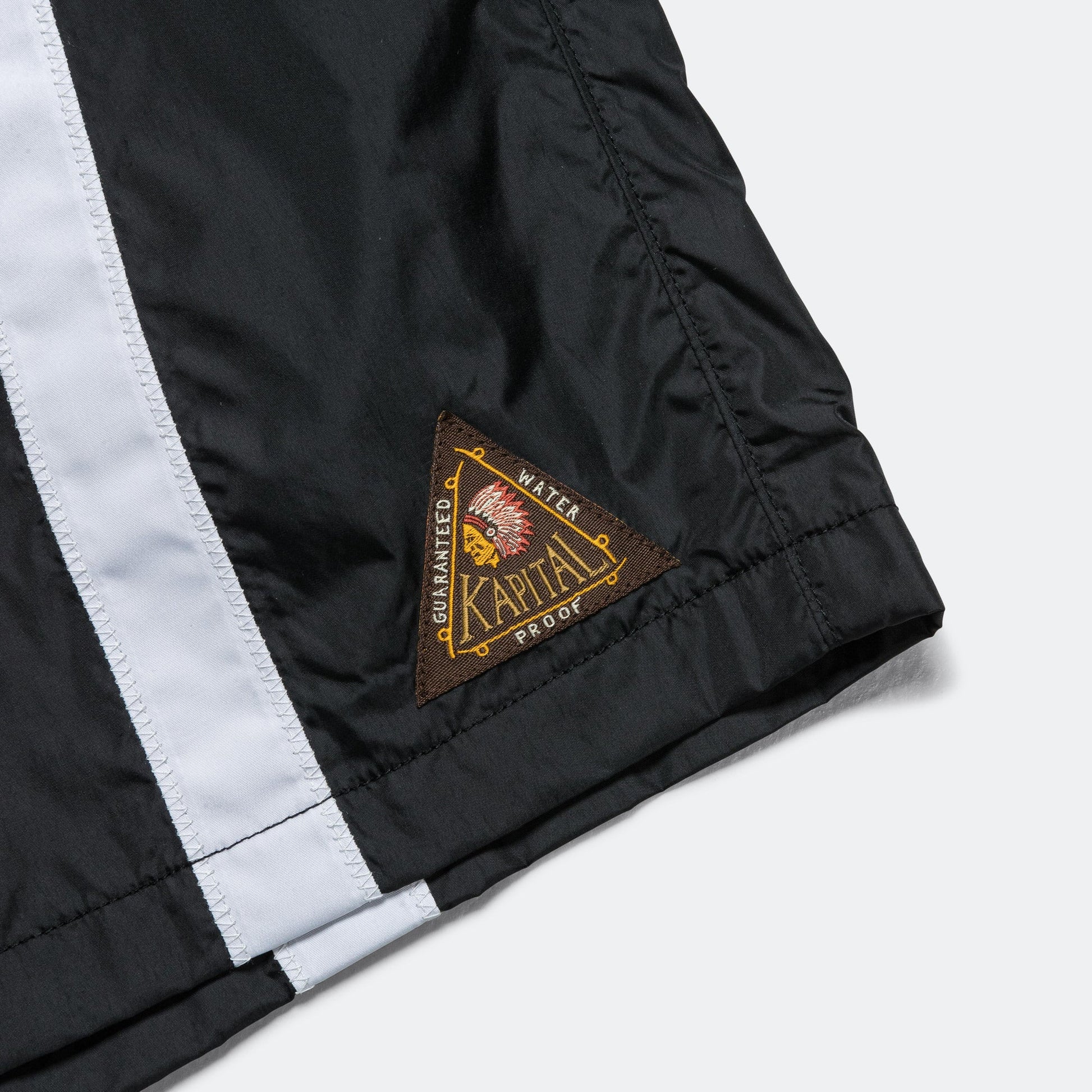 Nylon BONE Swim Trunks - Black