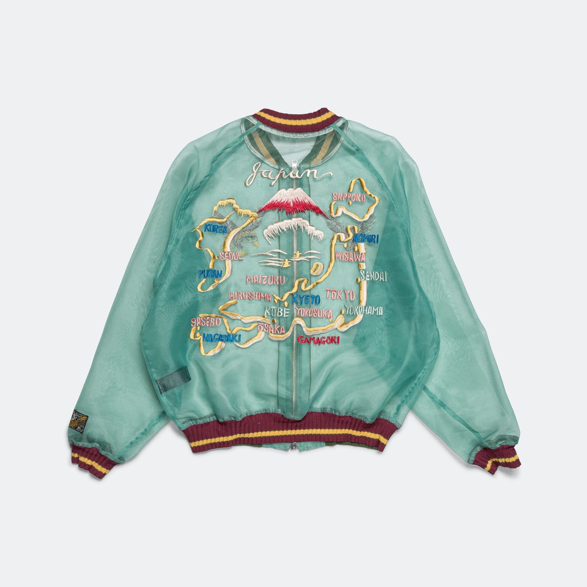 Sheer Pearl Souvenir JKT (JAPAN) - MossGreen