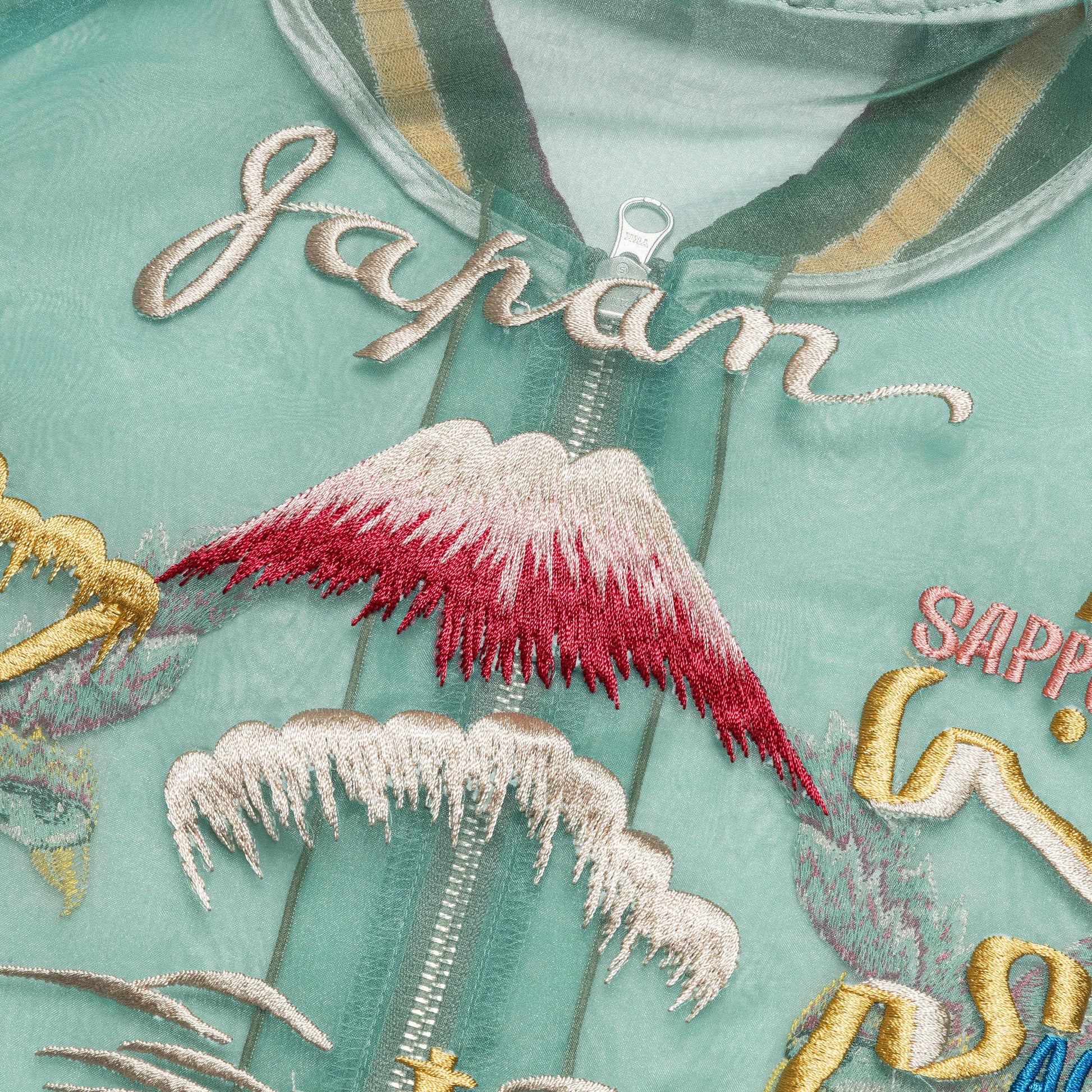 Sheer Pearl Souvenir JKT (JAPAN) - MossGreen