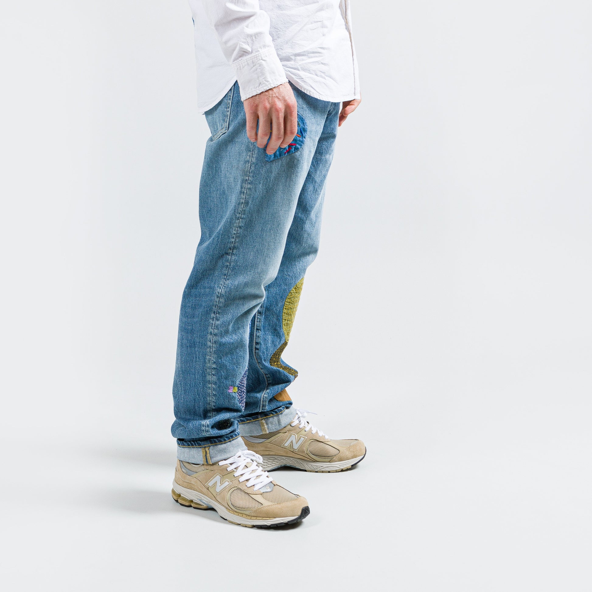 14oz Denim 5P Monkey CISCO (Cactus Embroidery) - Pro